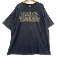 半袖Ｔシャツ ファイヤーロゴ 黒 (2XL) ブラック