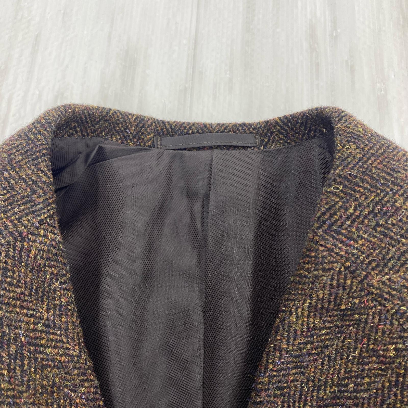 ジャケット TWEED WOOL SPORTS JACKET 36 / VEST 38 36 ブラウン