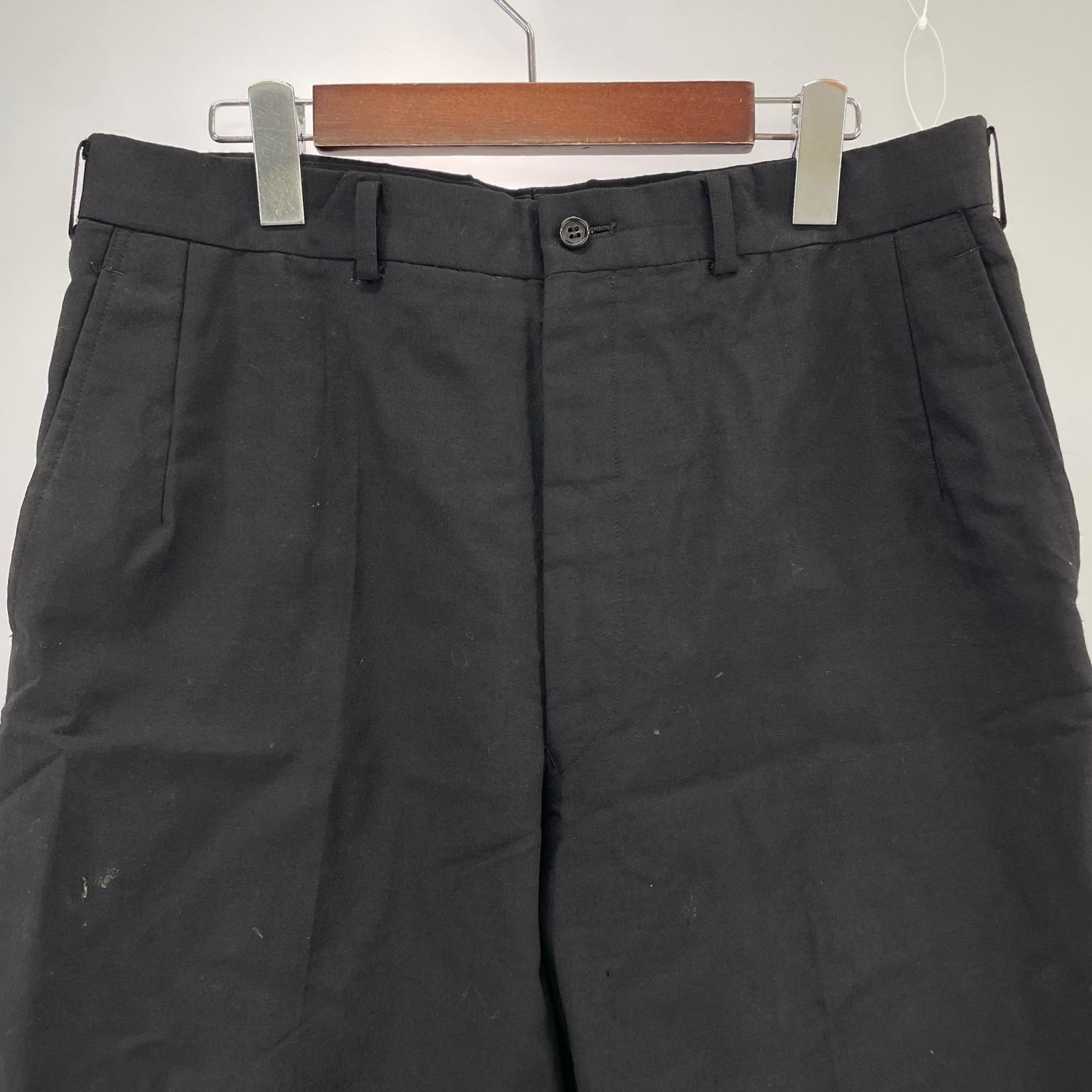 パンツ HOMME DEUX ウールスラックス M ブラック