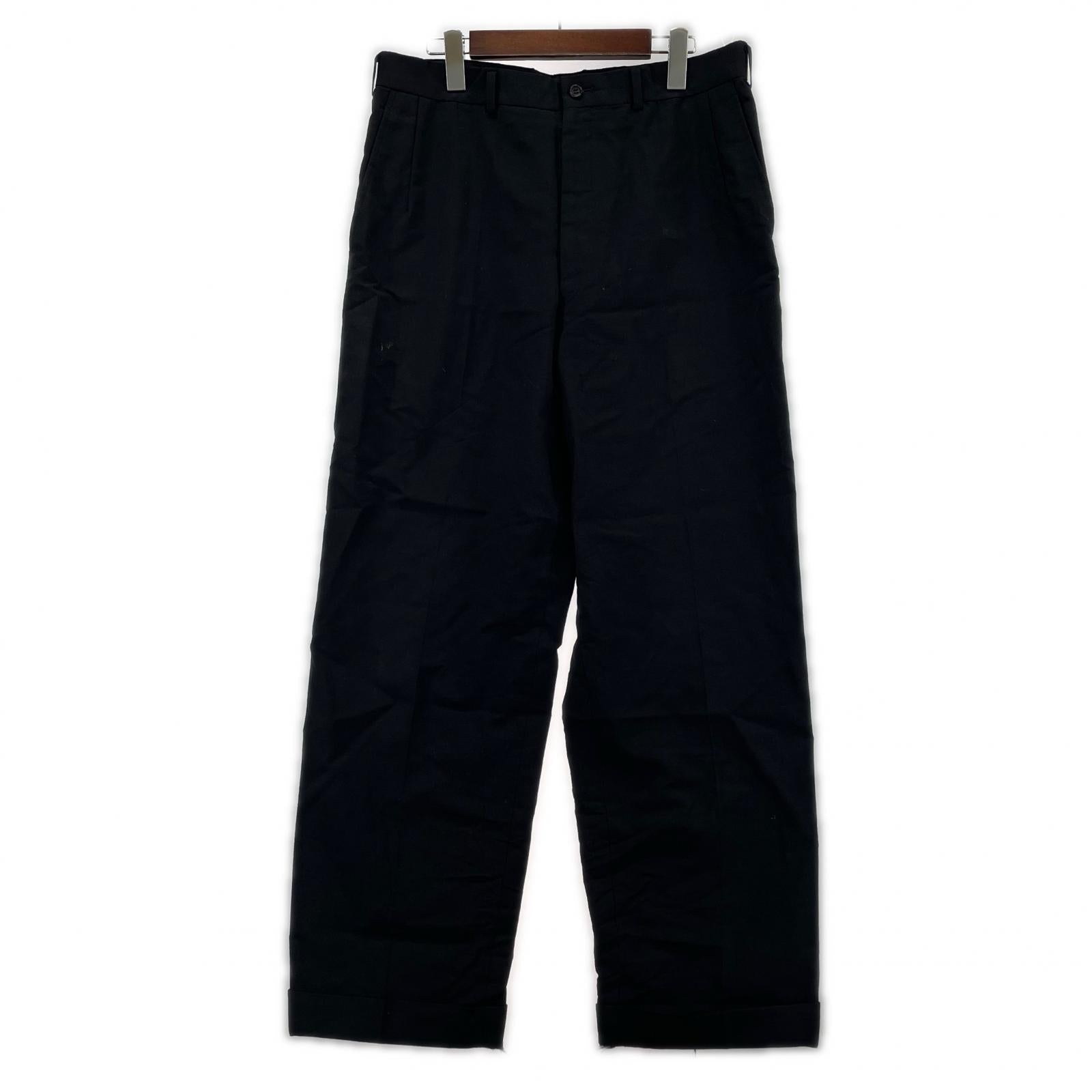 パンツ HOMME DEUX ウールスラックス M ブラック
