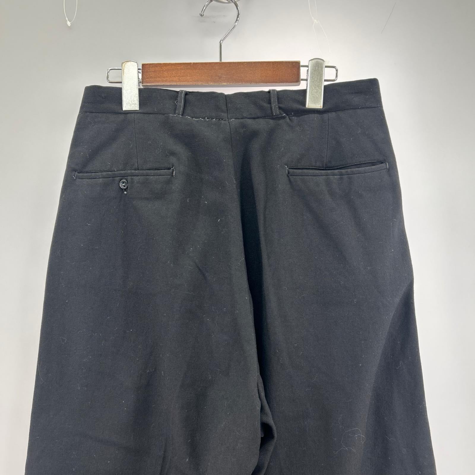パンツ servalｼﾞｯﾌﾟ 側章ﾀｯｸｽﾗｯｸｽ 黒 (31) ブラック