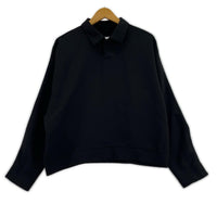 長袖シャツ UNITED ARROWS ＆ SONS +10 PL SHIRT 5511-299-0304 黒 (M) M ブラック