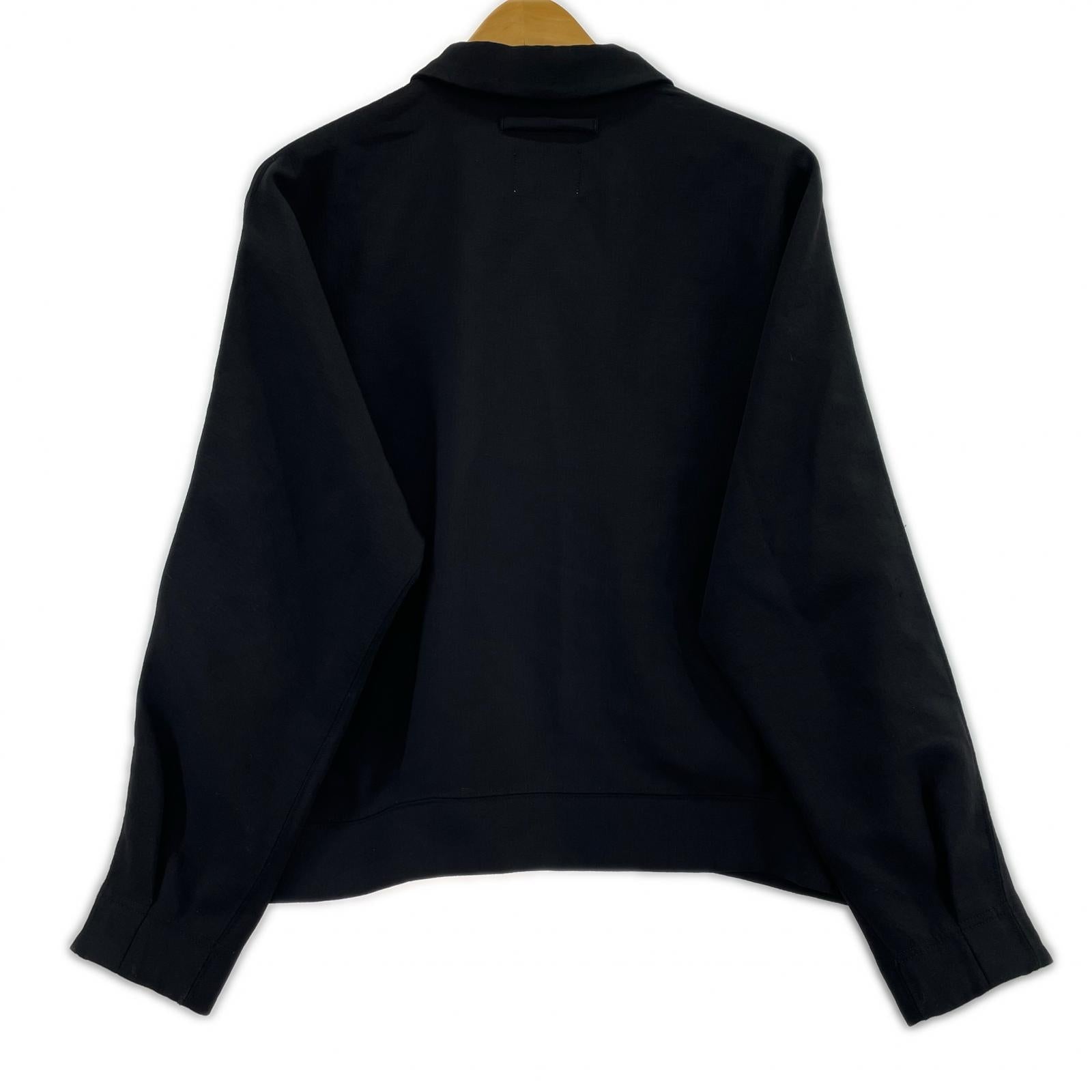 長袖シャツ UNITED ARROWS ＆ SONS +10 PL SHIRT 5511-299-0304 黒 (M) M ブラック