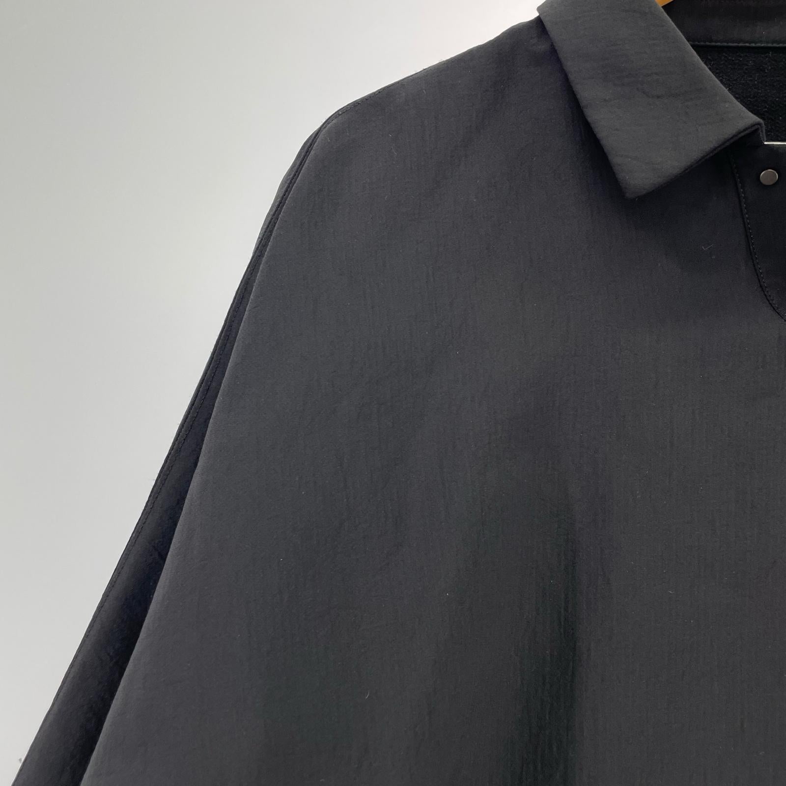 長袖シャツ UNITED ARROWS ＆ SONS +10 PL SHIRT 5511-299-0304 黒 (M) M ブラック