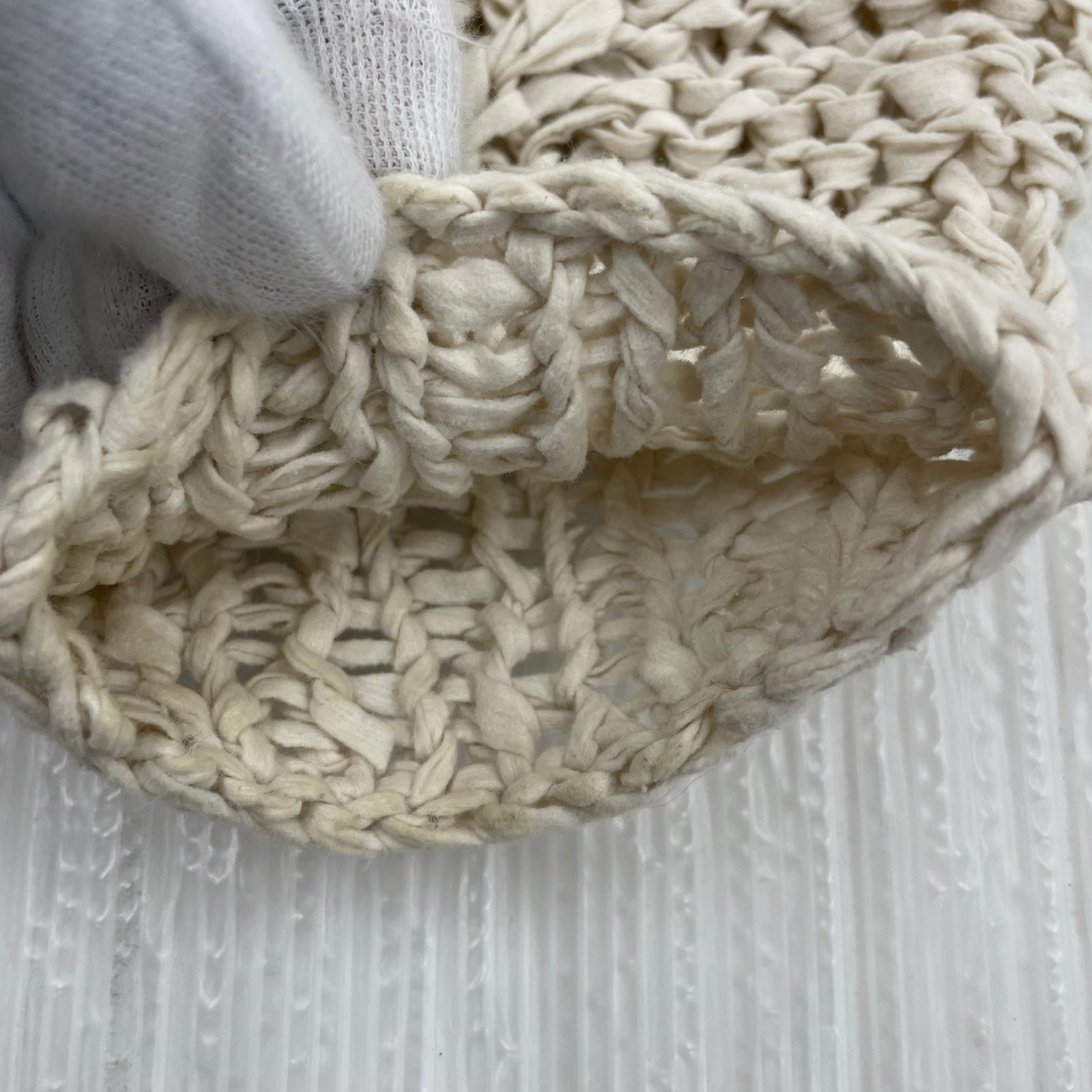ニット UNUSED Gourd Pattern Hand-Knitted Crewneck Sweater 白 (2) 2 ホワイト