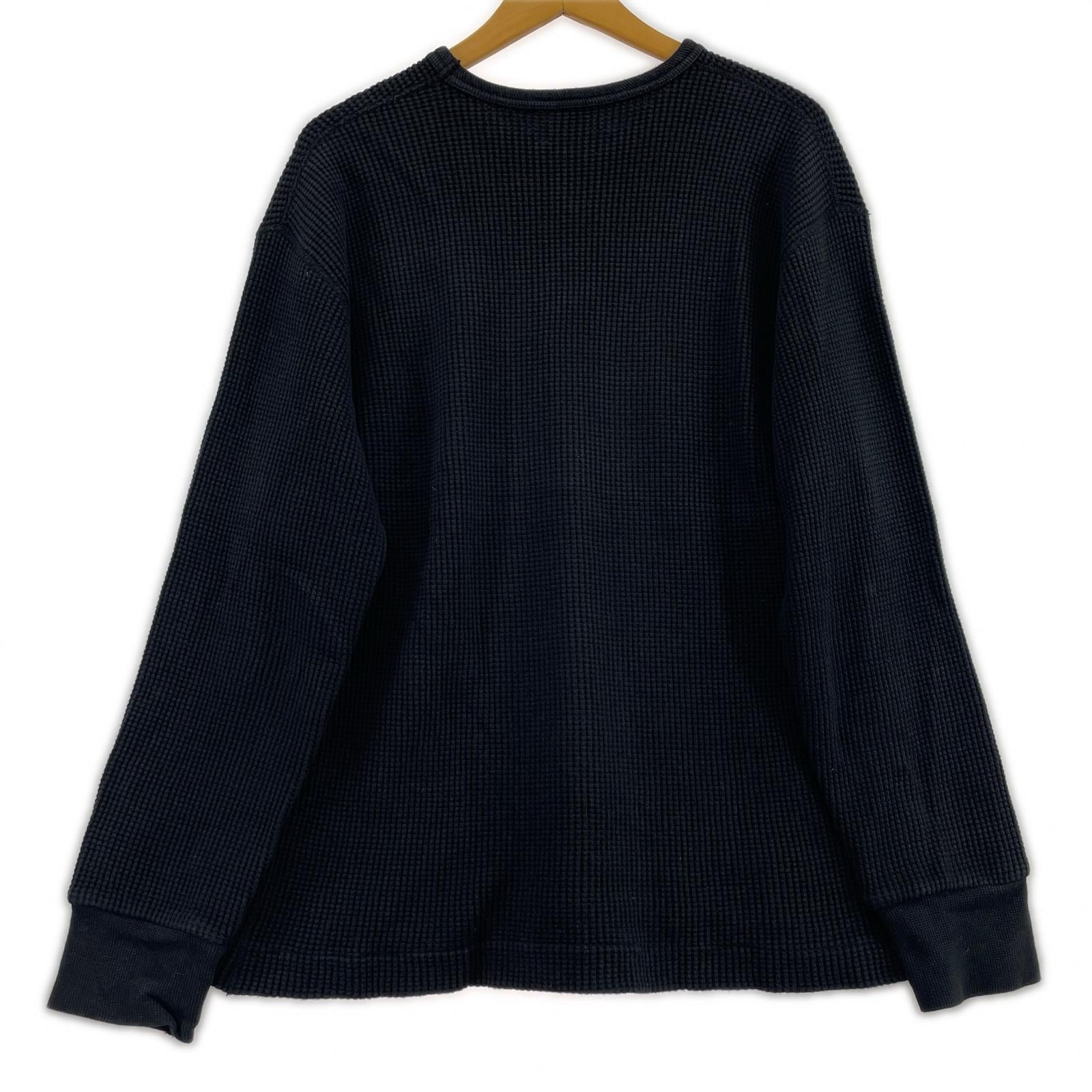 長袖Ｔシャツ IRON HEART LSサーマル 黒 (XL) ブラック