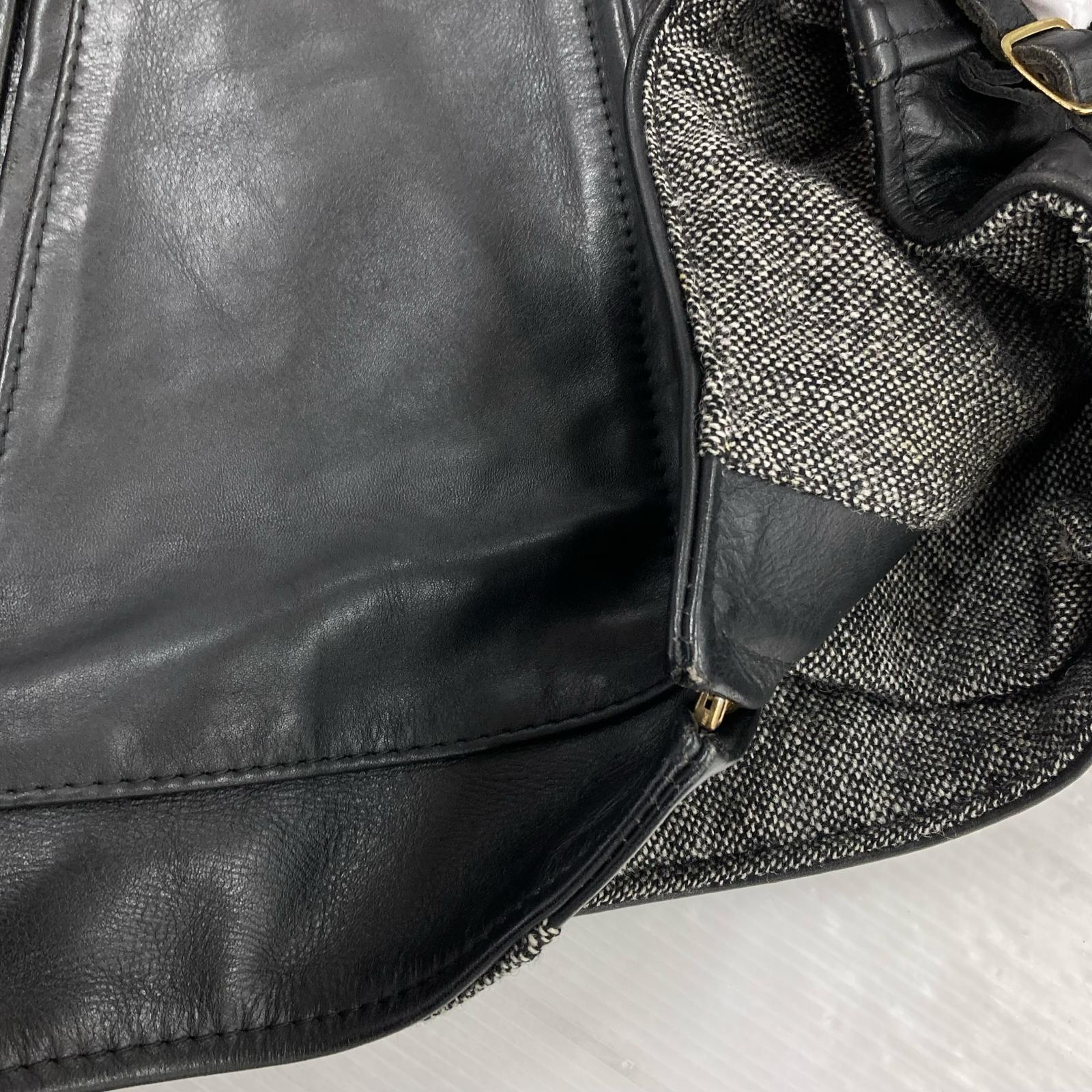 レザージャケット Aero Leather レザースポーツジャケット 34 ブラック