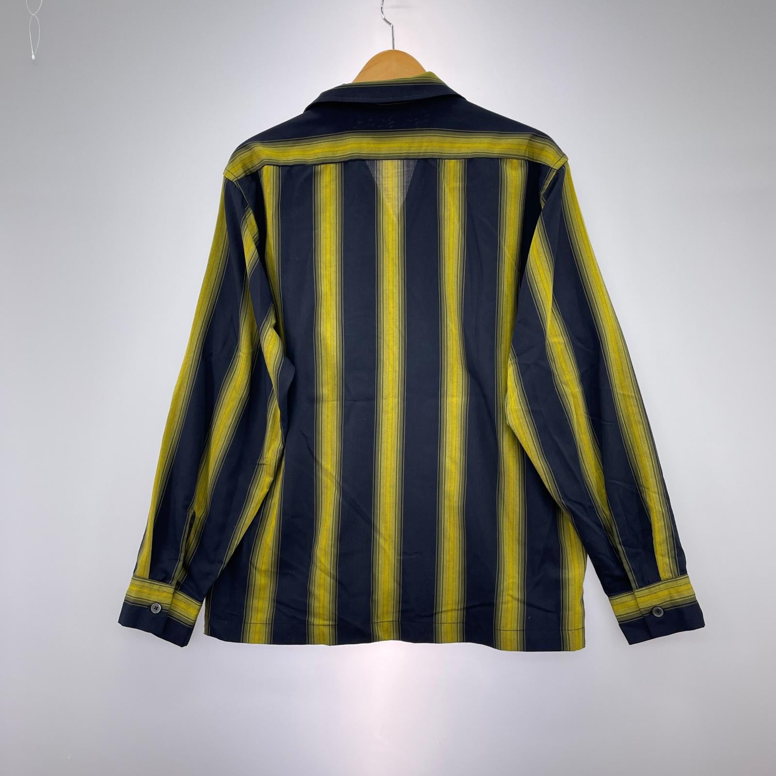 長袖シャツ STRIPE LS SHIRT M ブラック