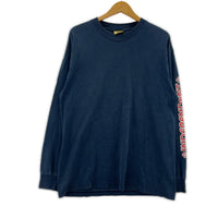 長袖Ｔシャツ 90s NHS INDEPENDENT L 紺 L ネイビー