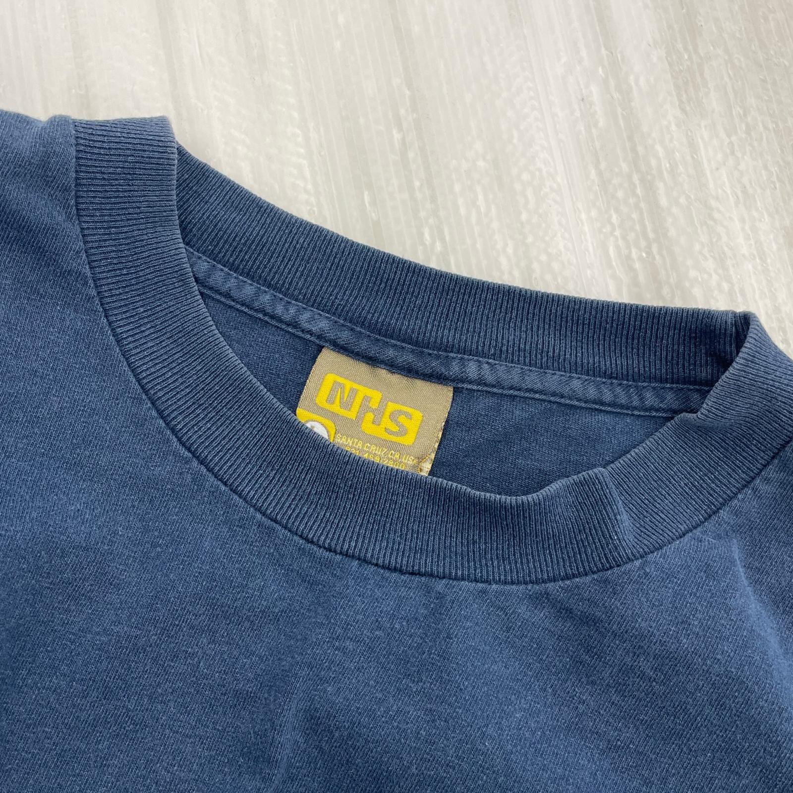 長袖Ｔシャツ 90s NHS INDEPENDENT L 紺 L ネイビー