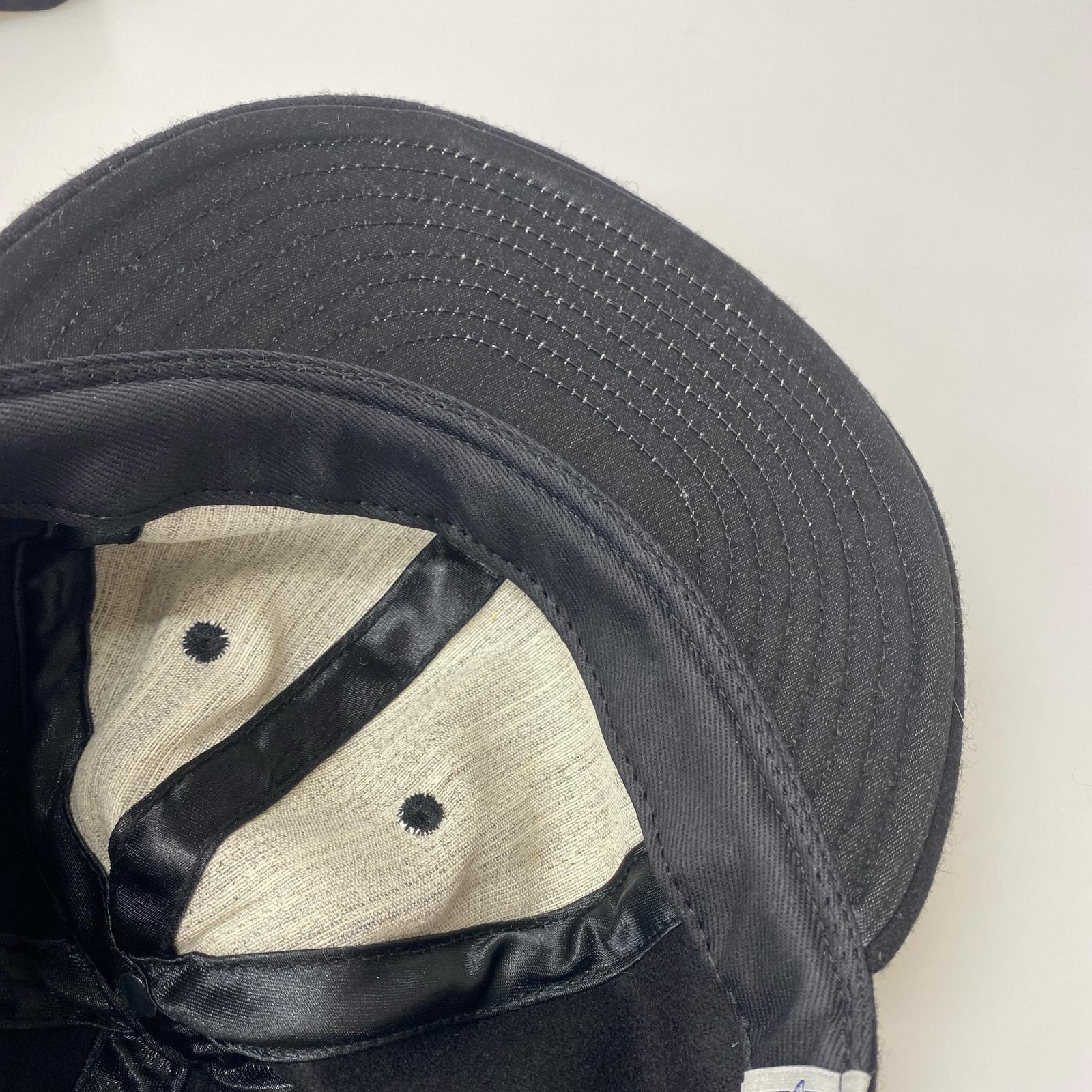 キャップ EBBETSFIELD ウールキャップ BLK ブラック