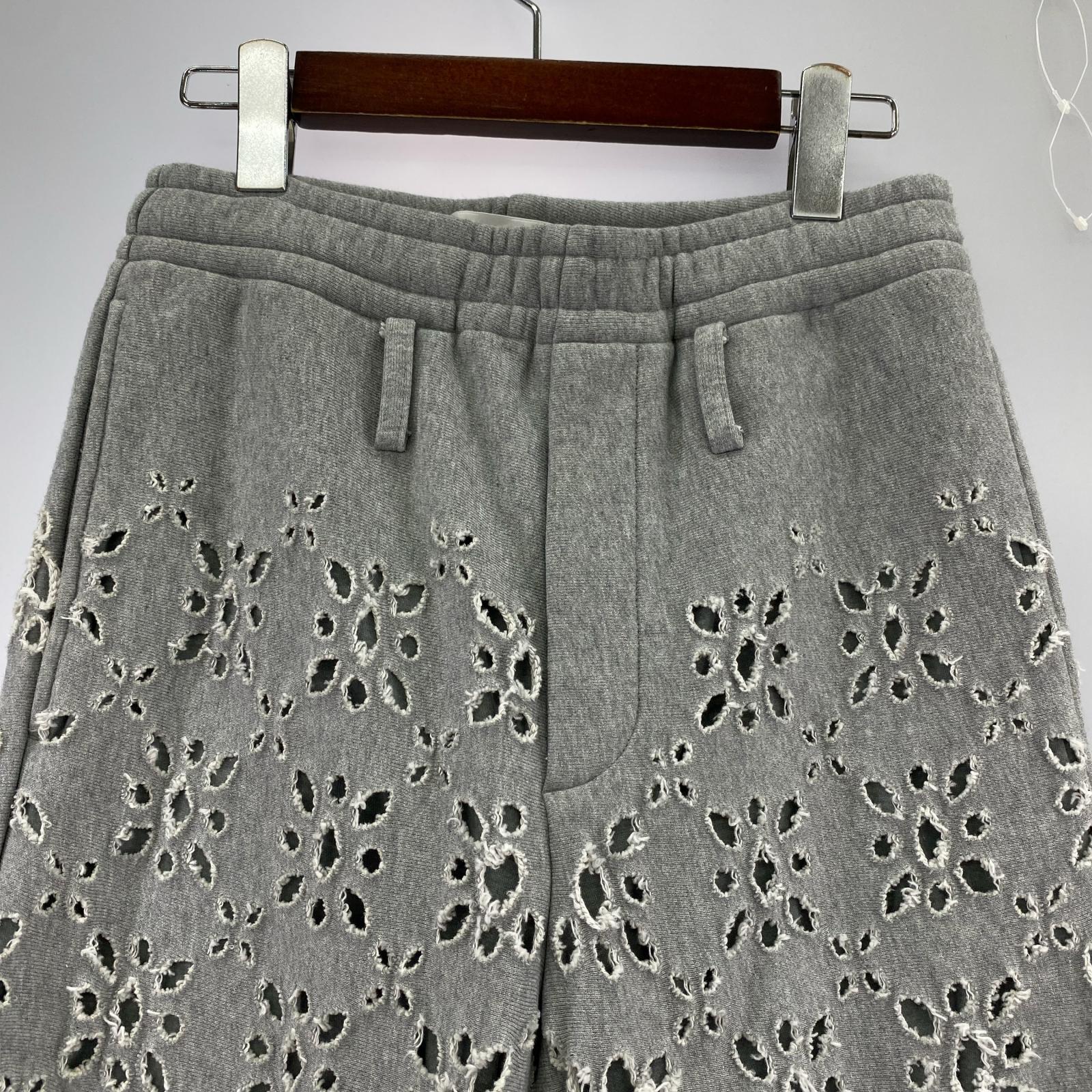 パンツ 24AW FLOWER HOLE SWEAT PANTS グレー 44 グレー