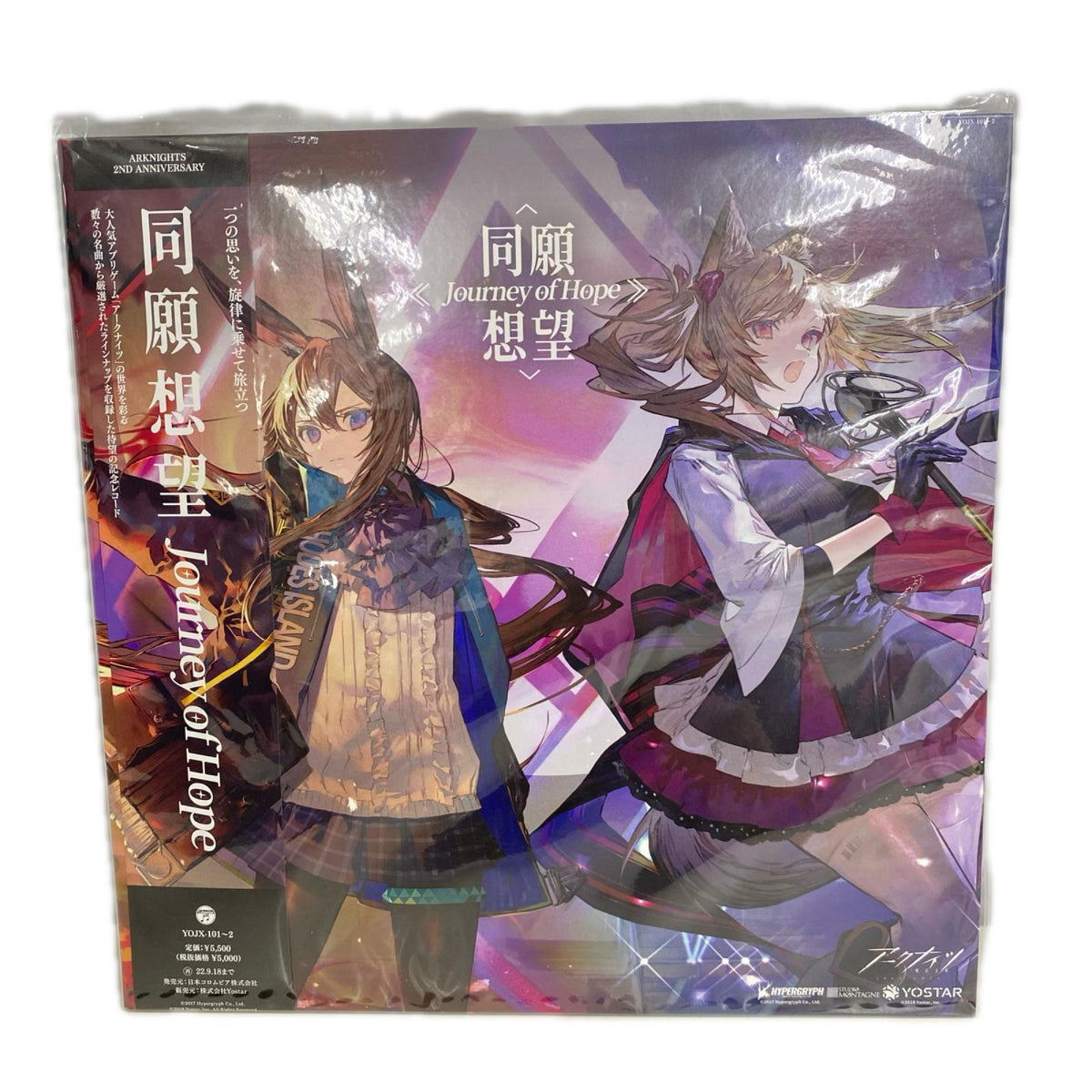 アークナイツ LP 2周年記念アナログレコード 同願想望 フィギュア/グッズ