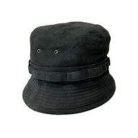 ハット CCU LEATHER NUBUCK HAT ブラック