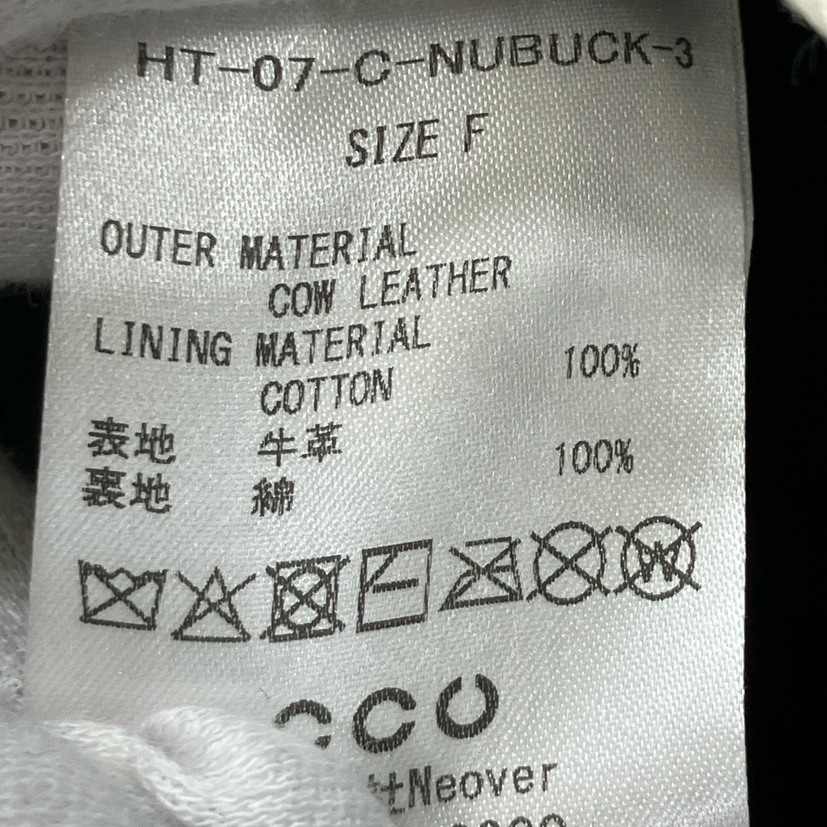 ハット CCU LEATHER NUBUCK HAT ブラック