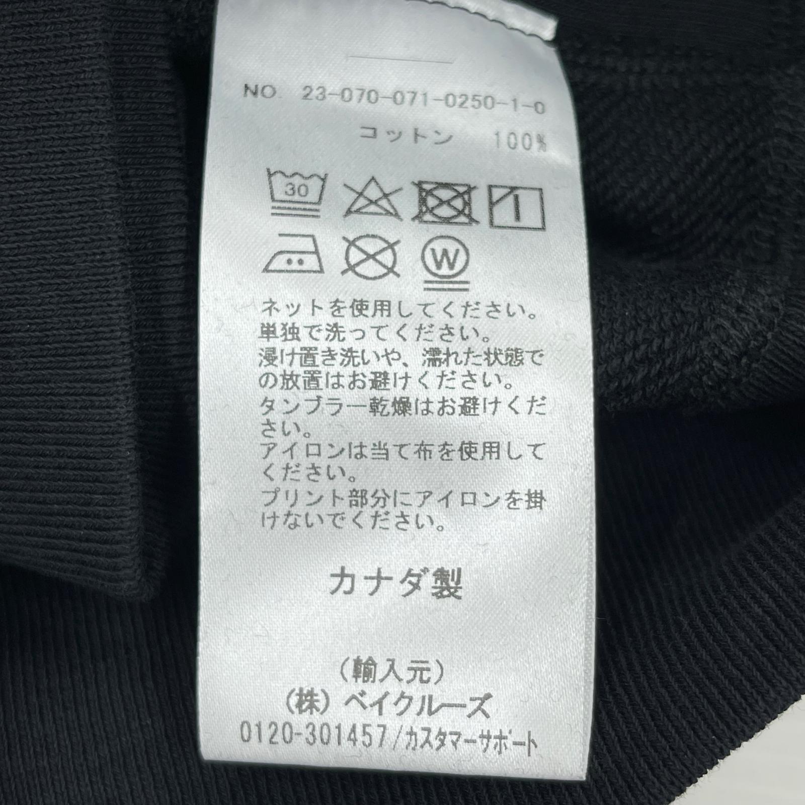 スウェット LIGHTWEIGHT SWEAT BLK L L ブラック