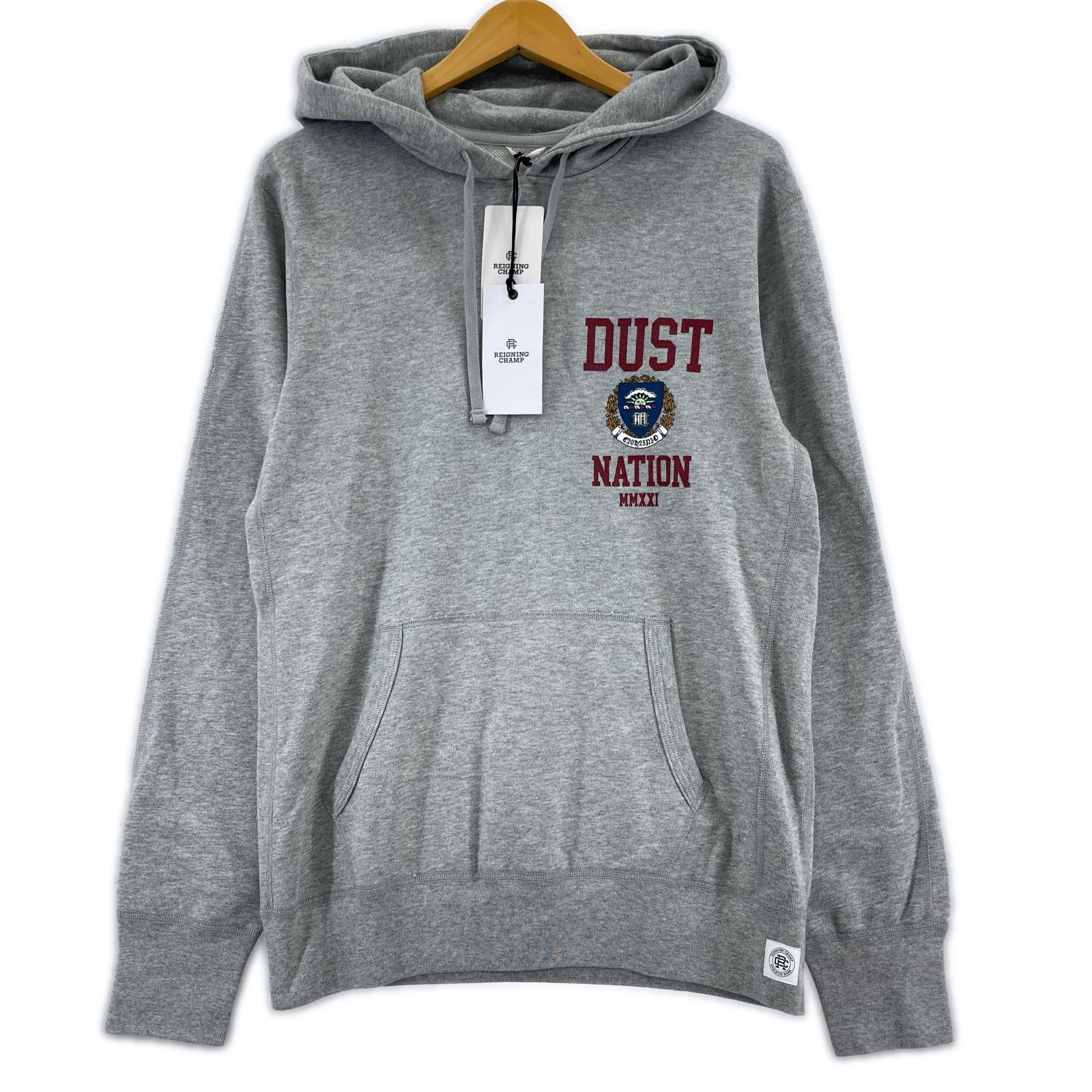 パーカー ×DUSTNATION GRY S グレー