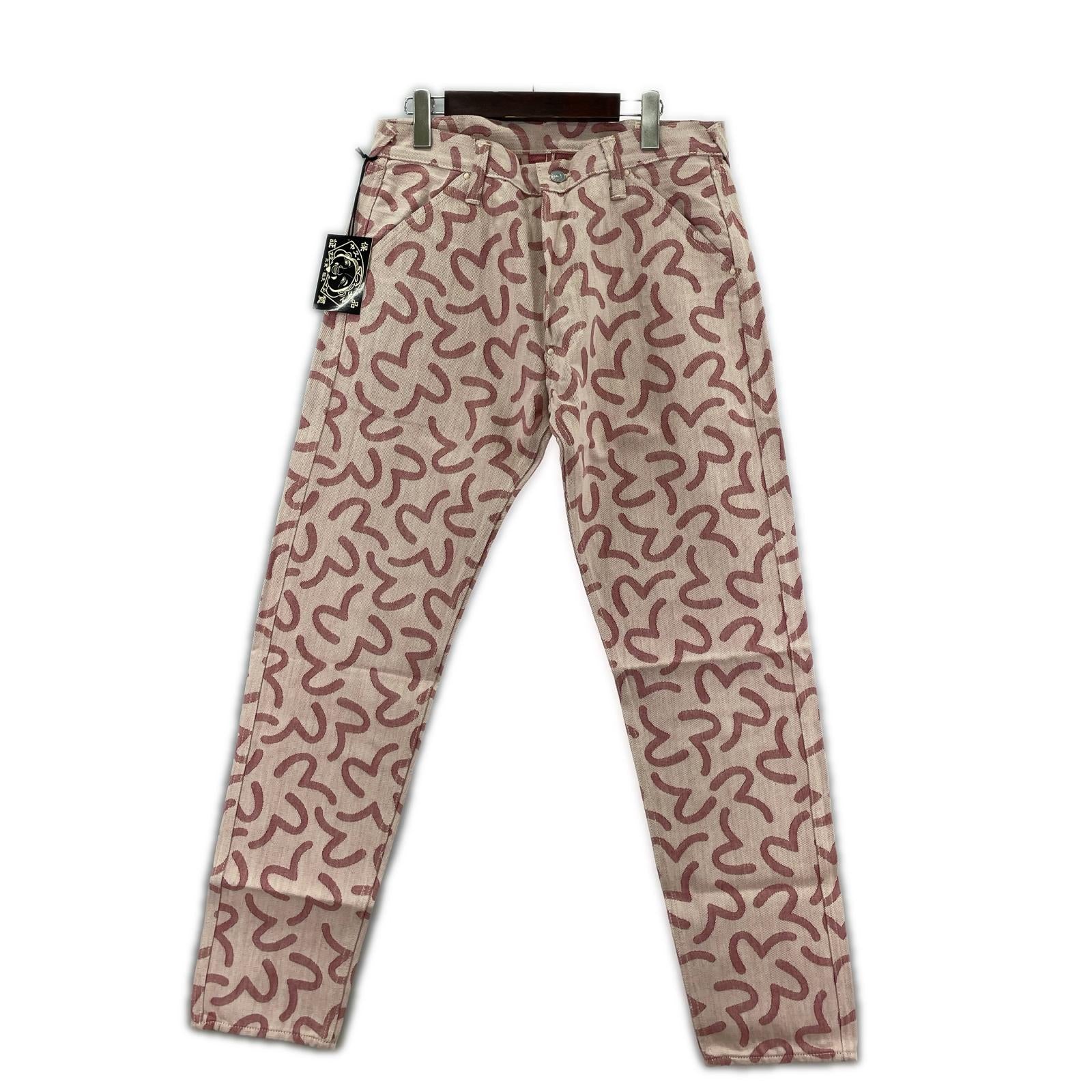 デニムパンツ Lot.5500 JACQUARD カモメ 総柄 34