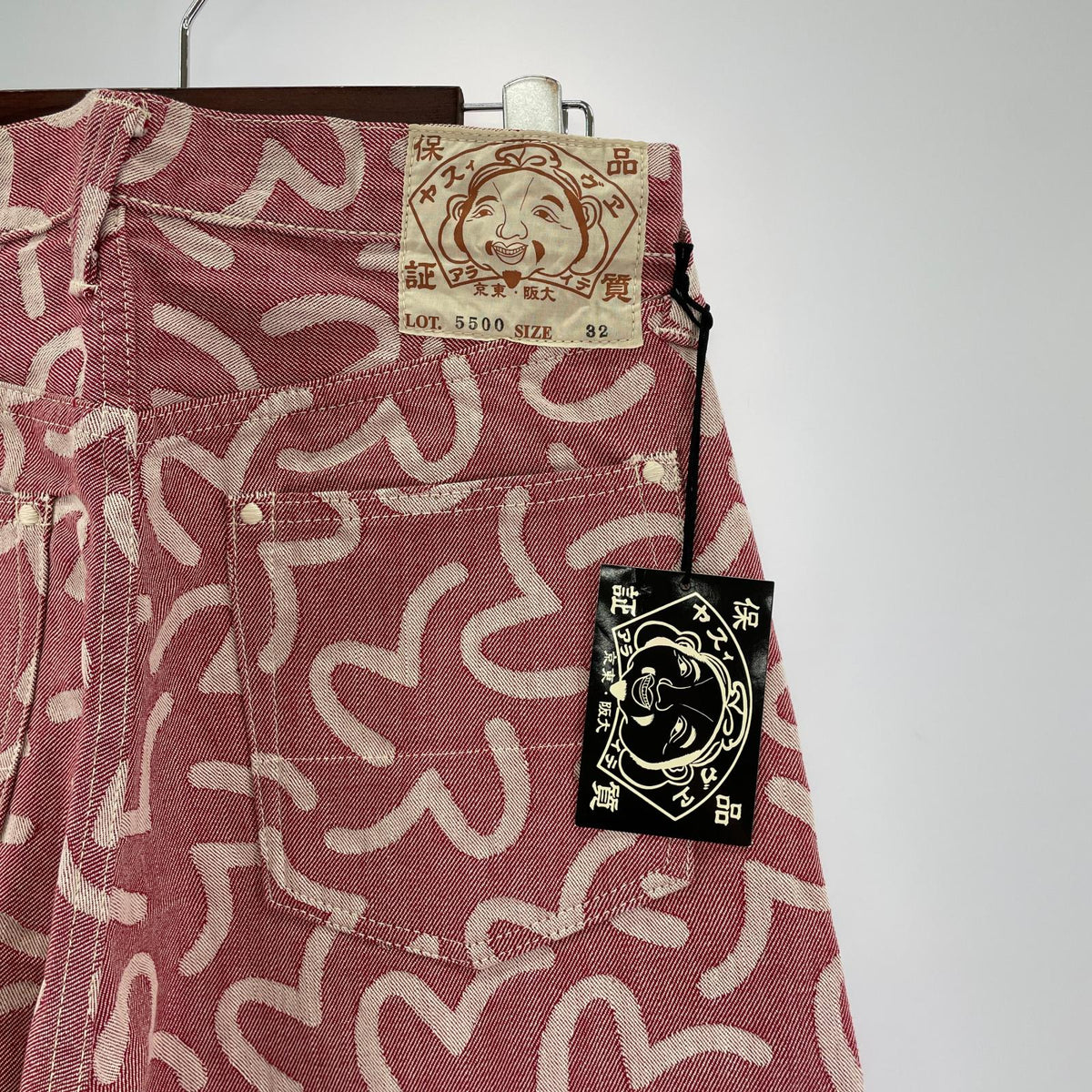 デニムパンツ Lot.5500 JACQUARD カモメ 総柄
