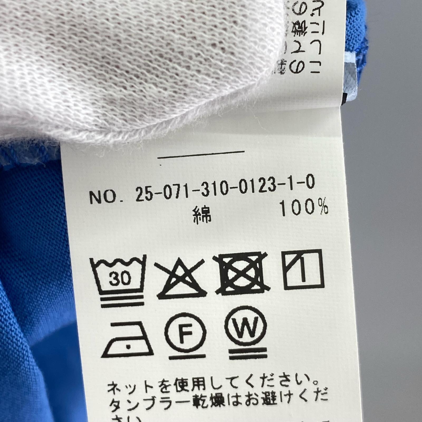 半袖Ｔシャツ CULTURA RACE TEE ブルー