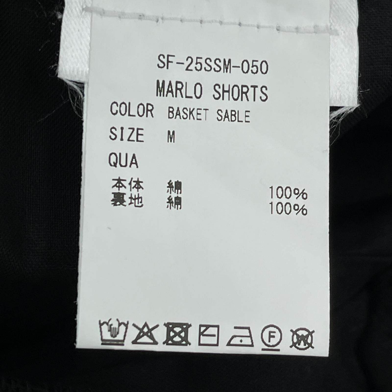 ショートパンツ Sefr MARLO SHORTS BLK M M ブラック