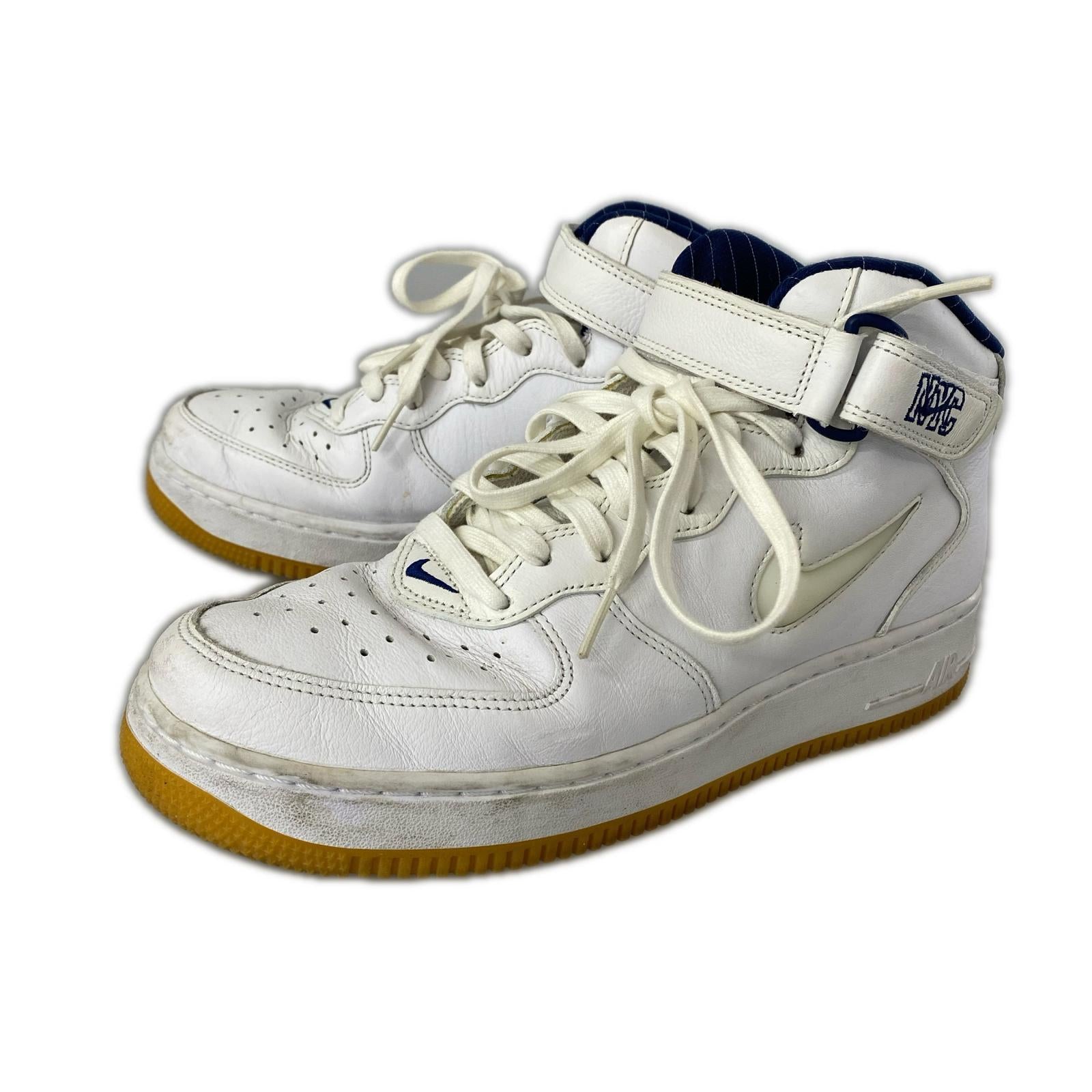 スニーカー AIR FORCE 1 MID QS NYC 27.5cm 27.5cm (US9 1/2 UK9 EU45) ホワイト