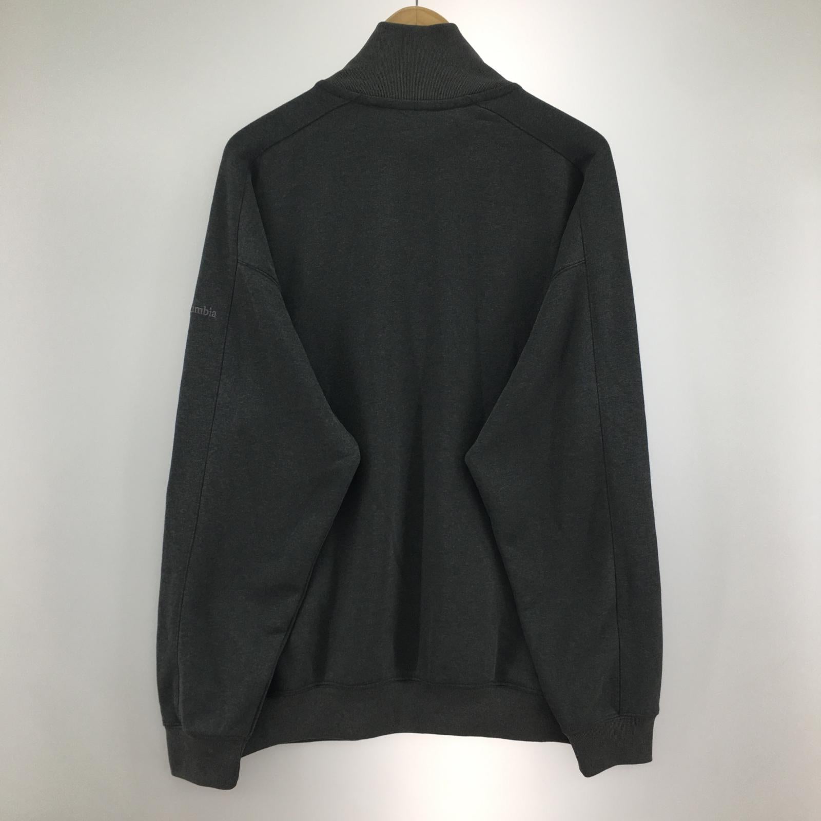 スウェット ハーフジップトレーナー グレー (M) M グレー