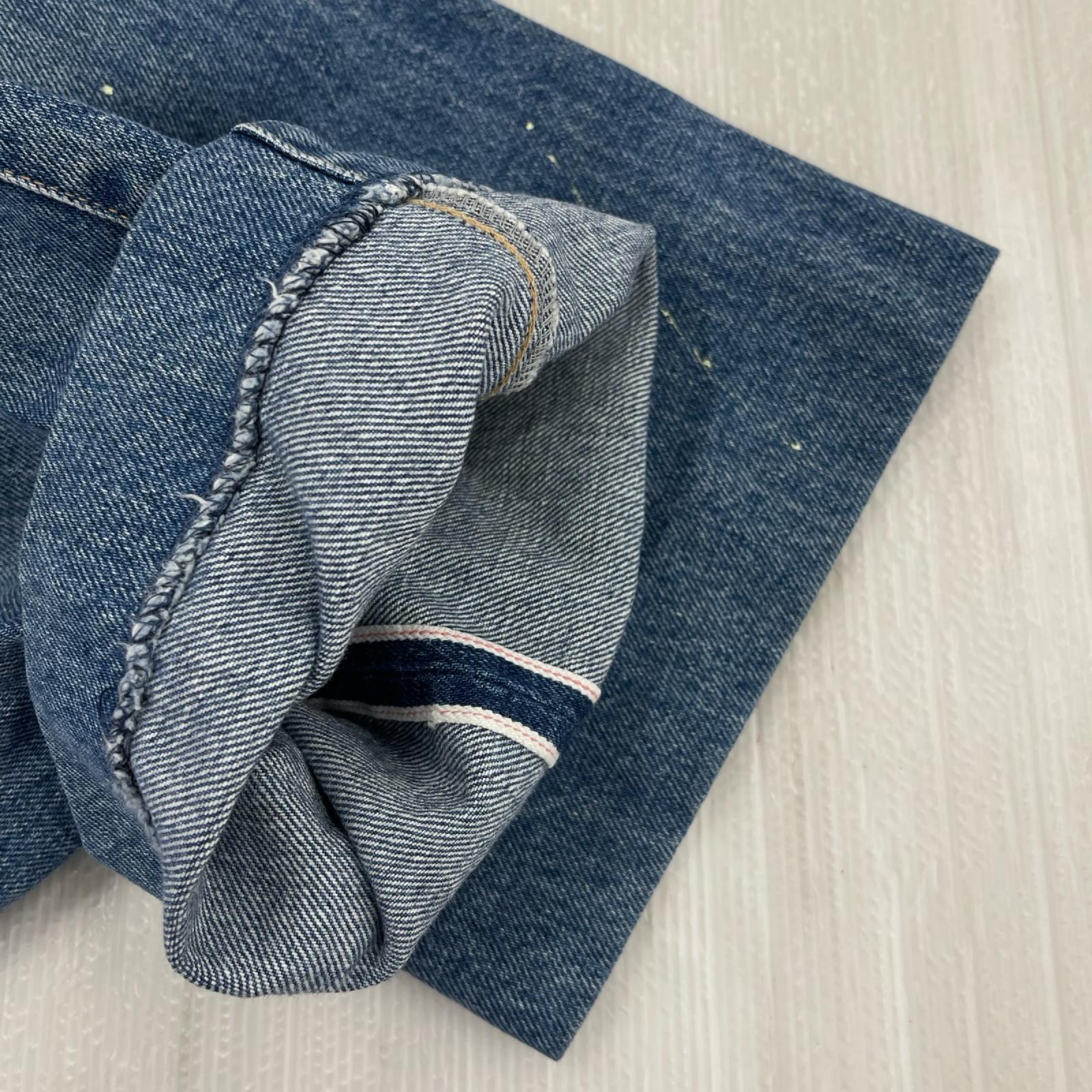 デニムパンツ TANAKA ST-126-BB STRAIGHT JEAN TROUSERS 28 ブルー