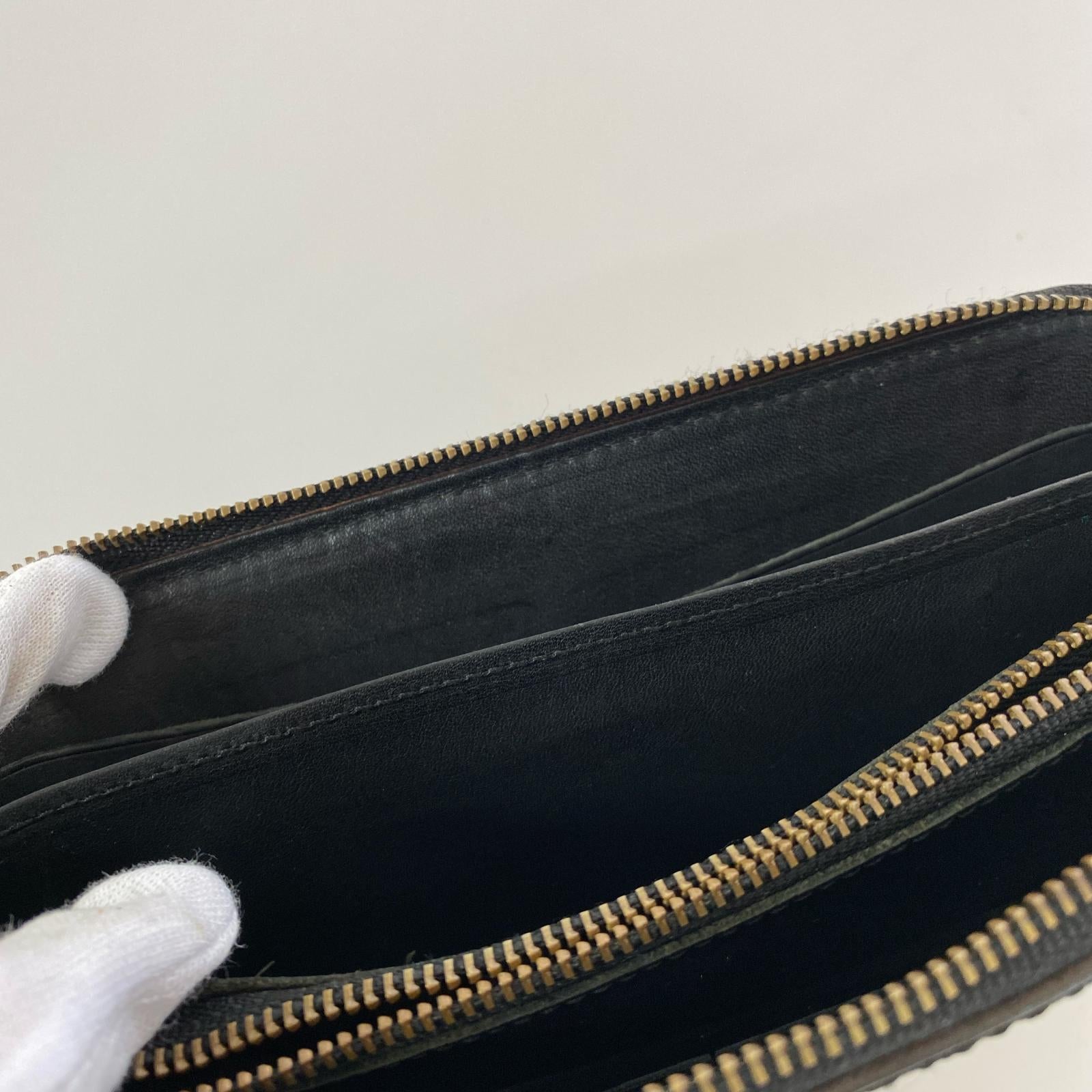 長財布 レザー長財布 黒 ブラック