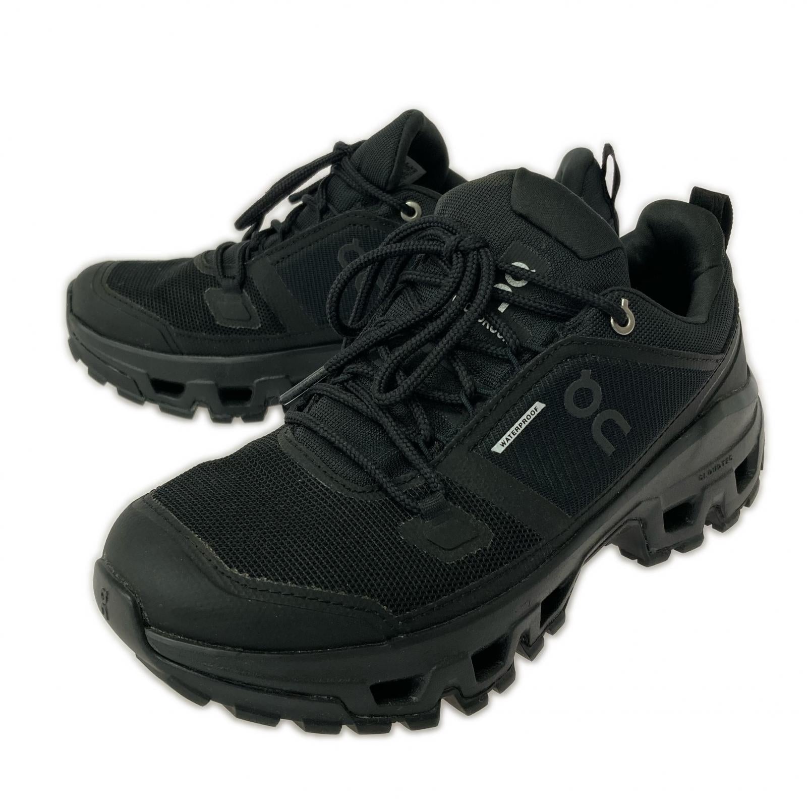 スニーカー On Cloudrock Low WP 24.5cm (US6 1/2 UK6 EU39) ブラック