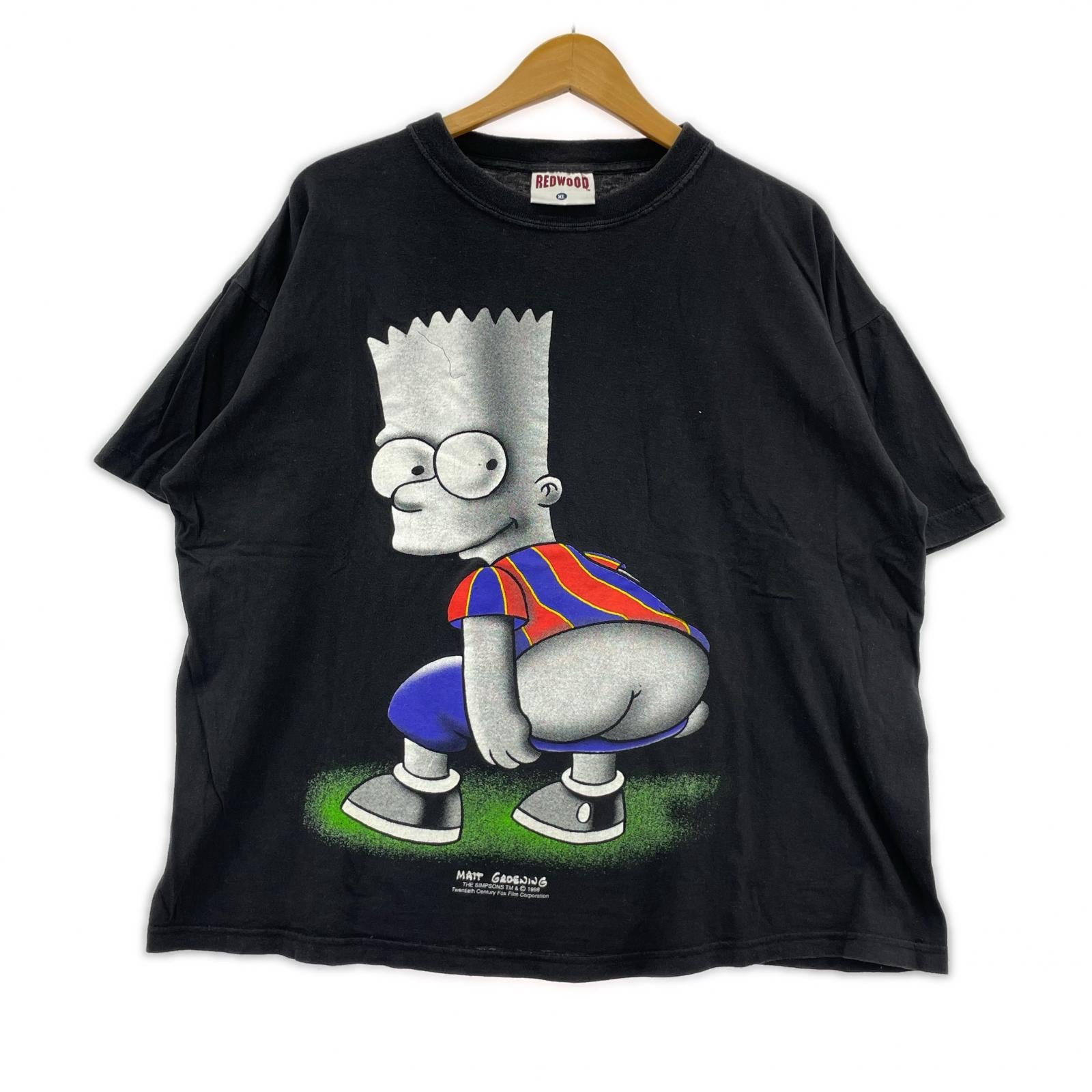 半袖Ｔシャツ redwood simpsons 黒 ブラック