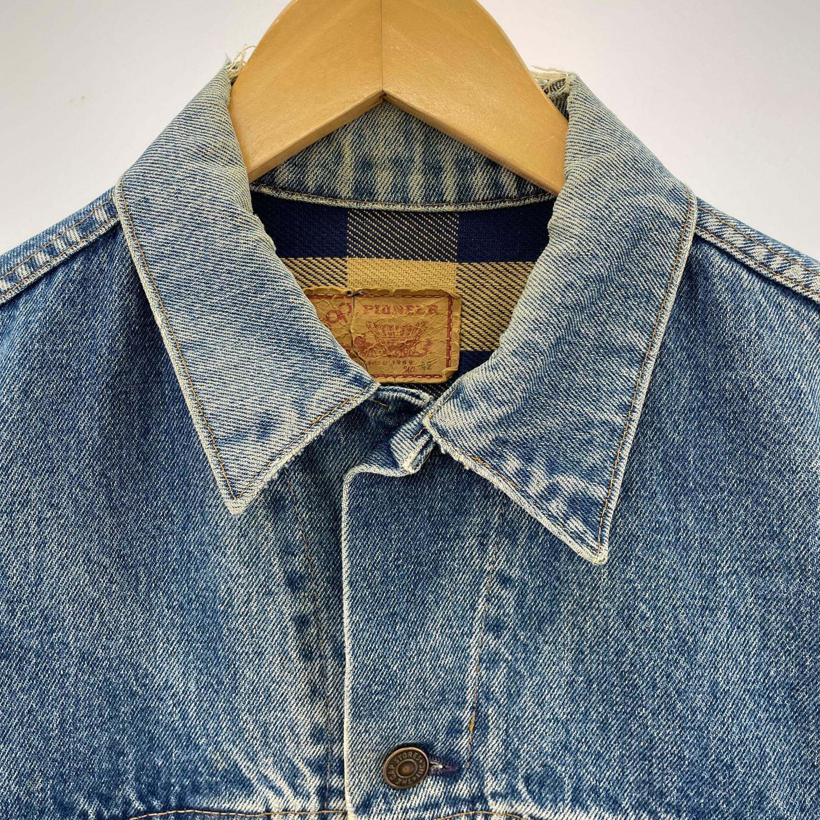 デニムジャケット gap pioneer denim jacket 70s (42) 42 ブルー