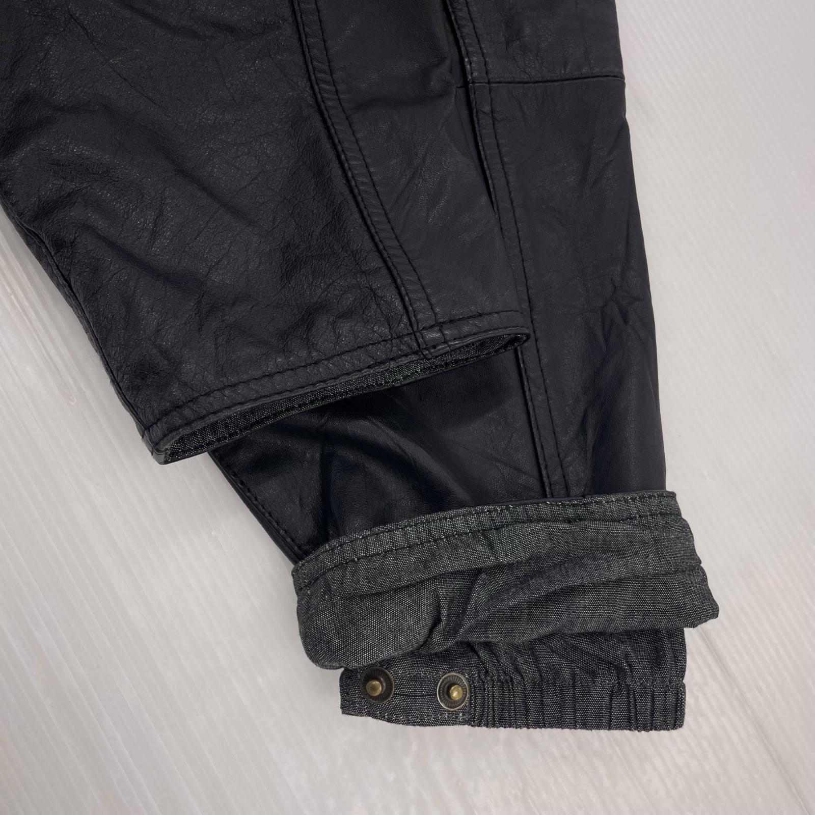 レザージャケット yoused Drivers Leather Jacket（1） 1 ブラック