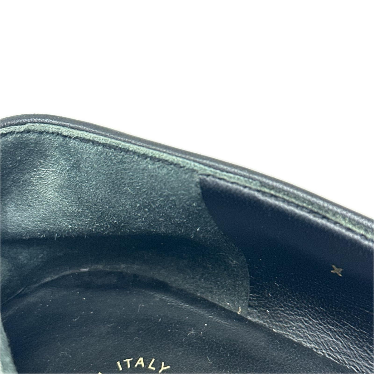 CHANEL ココマーク パール レザー ローファー 黒