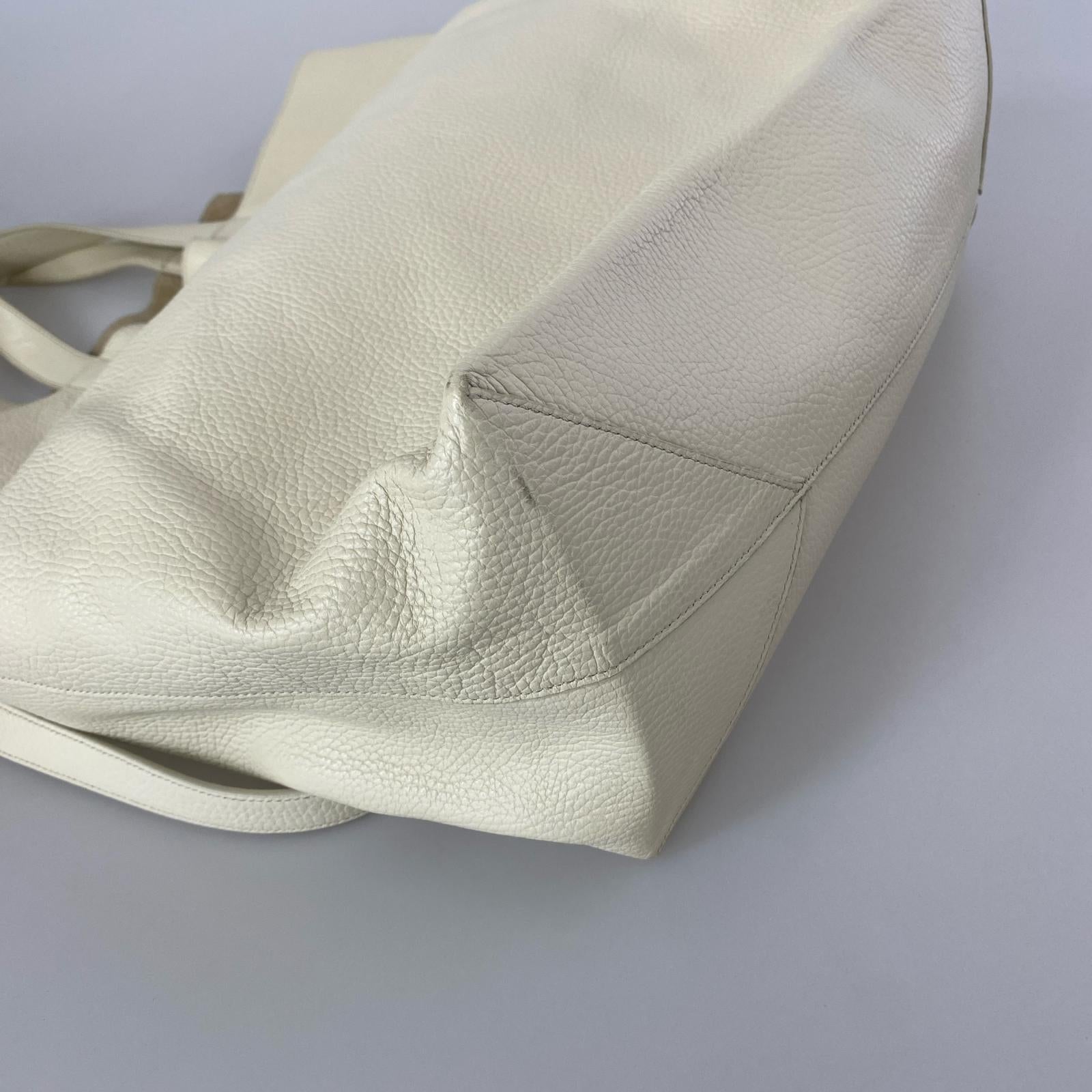 ショルダーバッグ JIL SANDER 2WAY レザートートバッグ アイボリー