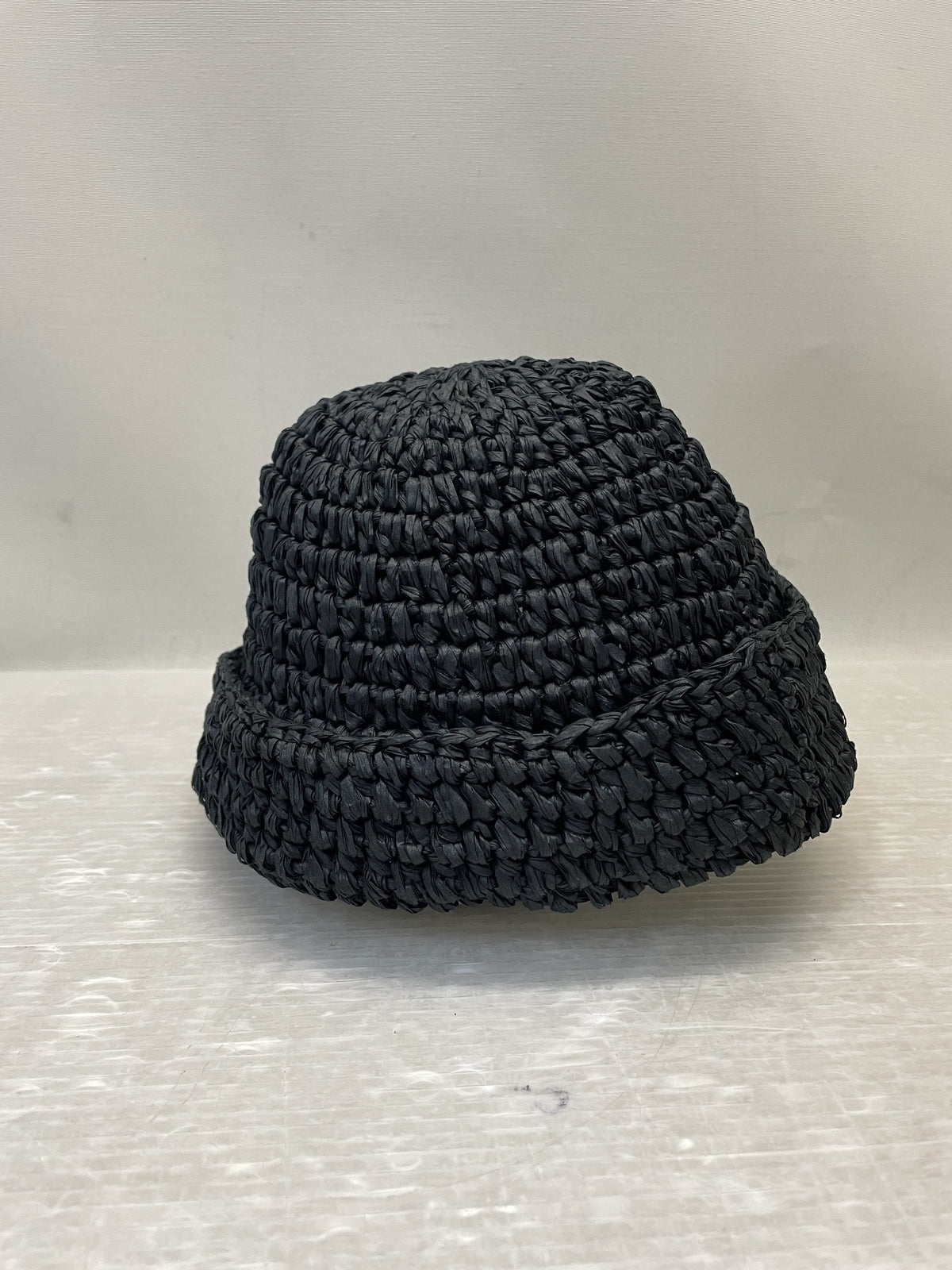 キャップ KIJIMA TAKAYUKI PAPER HAND KNIT WATCH CAP 黒