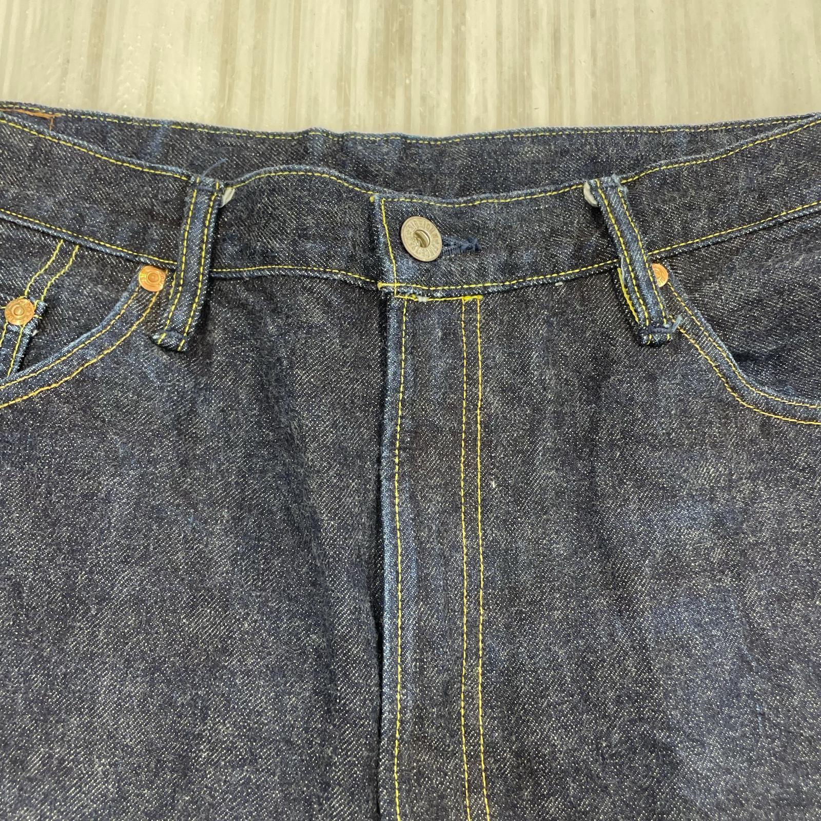 デニムパンツ DENIM REGULAR STRAIGHT 36 ネイビー