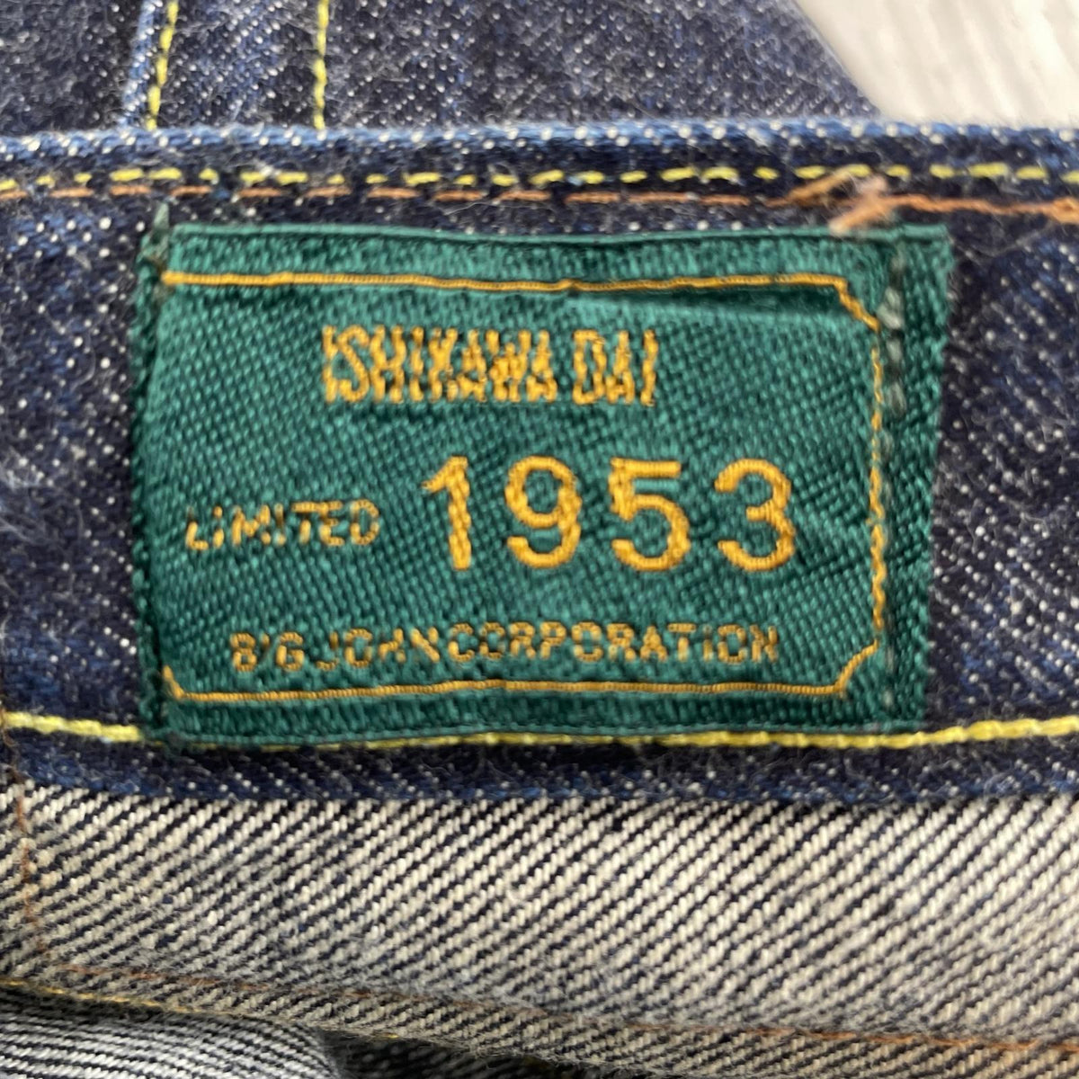 デニムパンツ DENIM REGULAR STRAIGHT 36 ネイビー