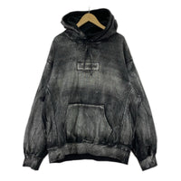 パーカー ×MM6 Foil Box Logo Hooded Sweatshirt L ブラック