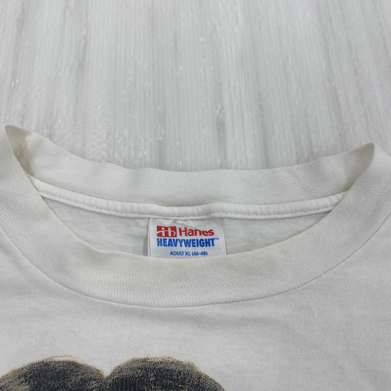 半袖Ｔシャツ 90s Mr.Bean Hanesボディ 白 (XL) ホワイト