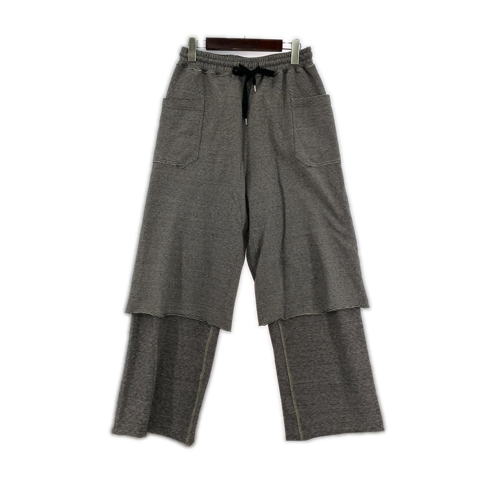 パンツ ensou. 25AW Reversible Layered Pants S ブラック