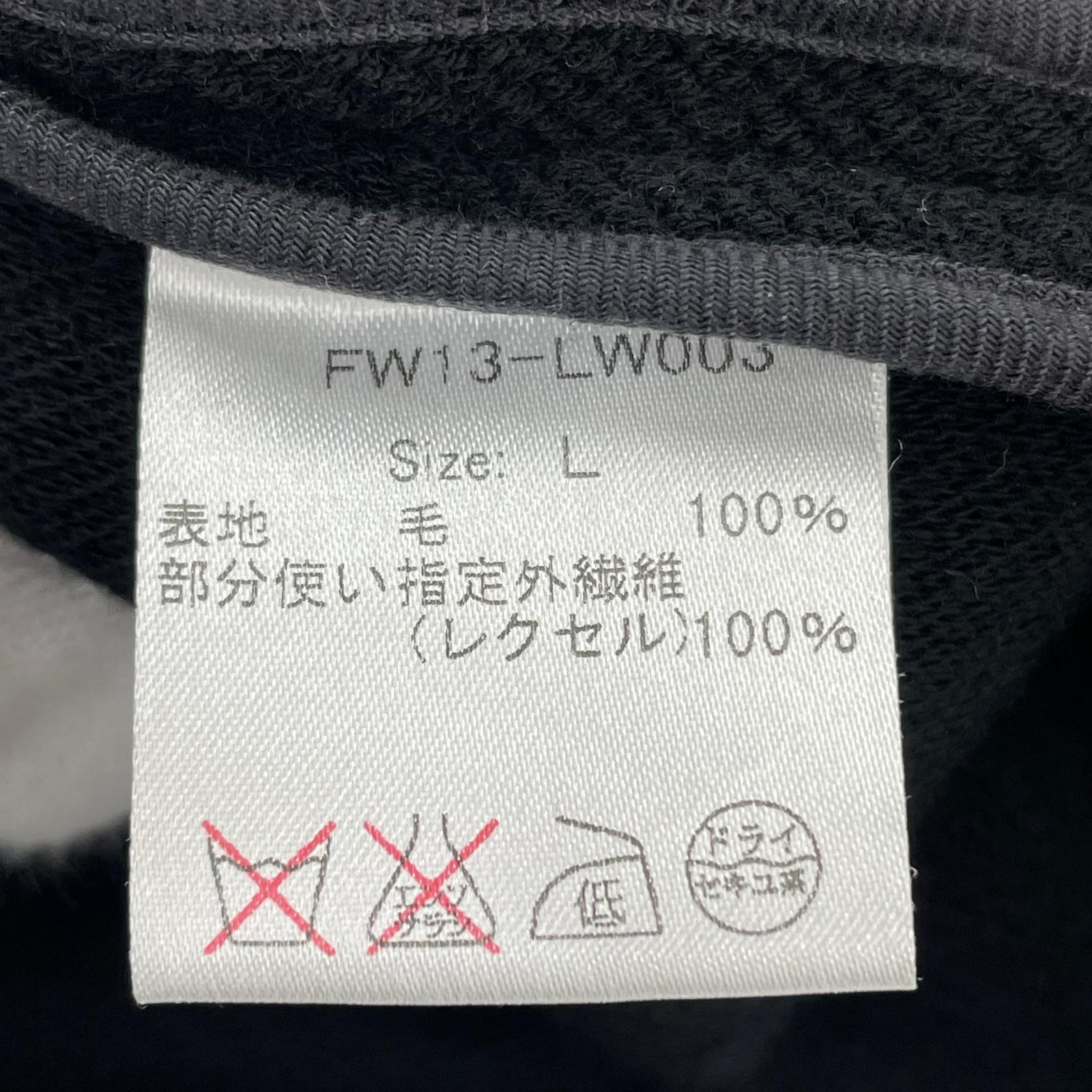 長袖シャツ The Letters/L/ブラック/FW13-LW003 L ブラック
