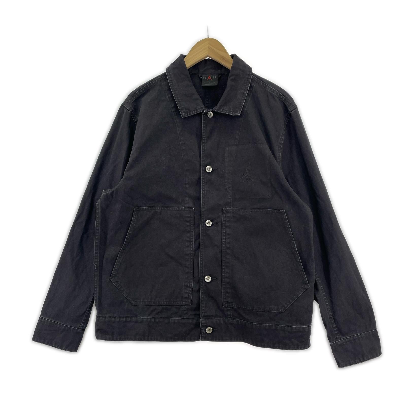 デニムジャケット ESS STMT CHICAGO JKT/L/ブラック L ブラック