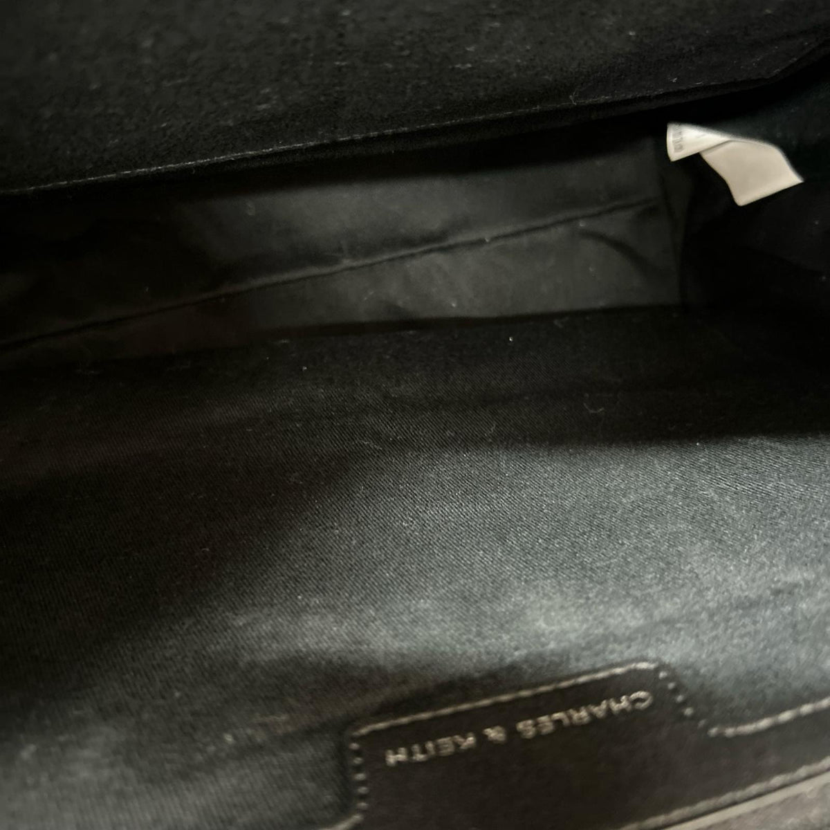 リュック・デイパック charles＆keith ストラクチャーバックパック BK ブラック