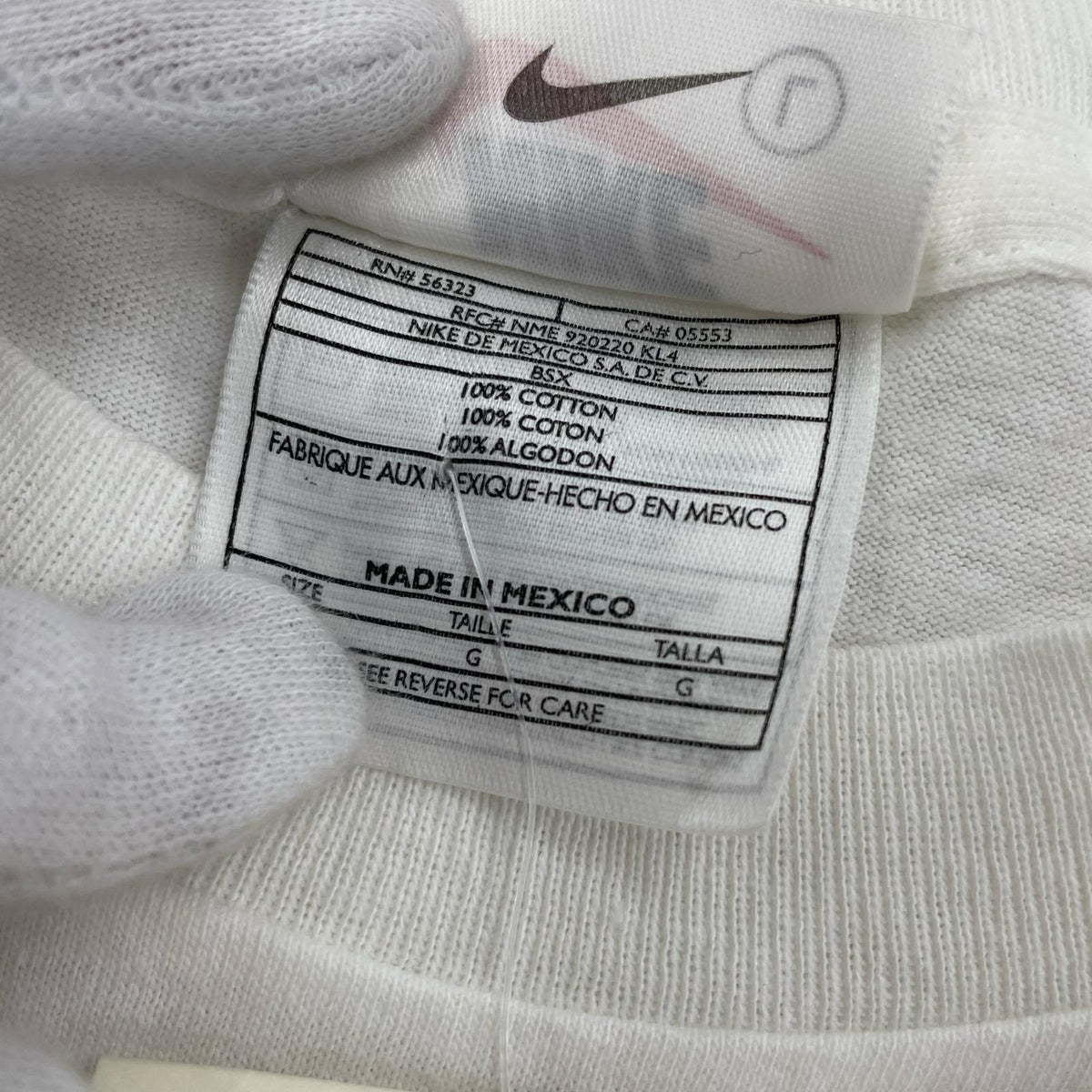 半袖Ｔシャツ NIKE 90s Dunk over the shoulder 青 (L) L ホワイト