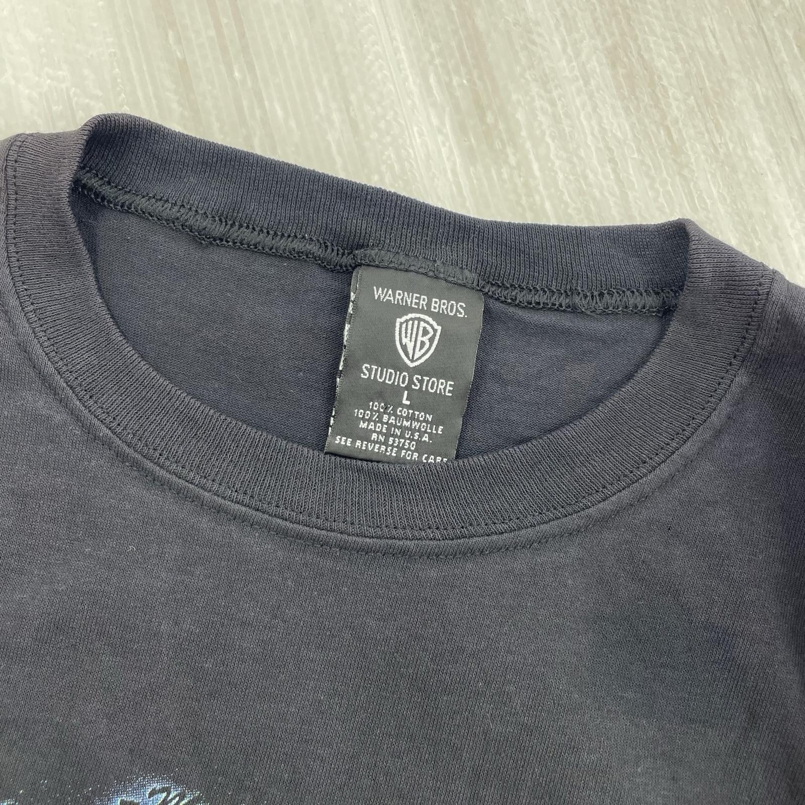 半袖Ｔシャツ NIKE S/S TEE 90s USA製 SPACE JAM×JORDAN (L) L ブラック