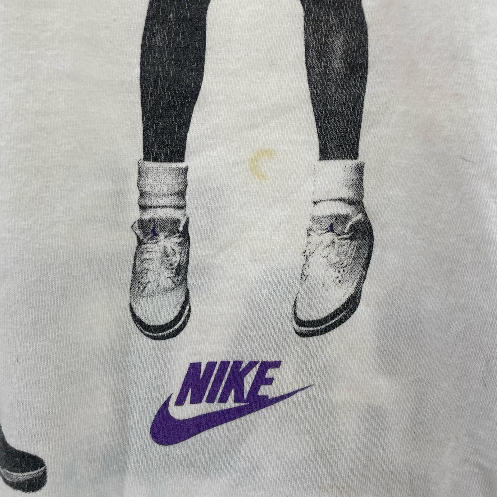 長袖Ｔシャツ NIKE 90s USA製 L/S TEE マイケルジョーダン×スパイク リー (L) L ホワイト