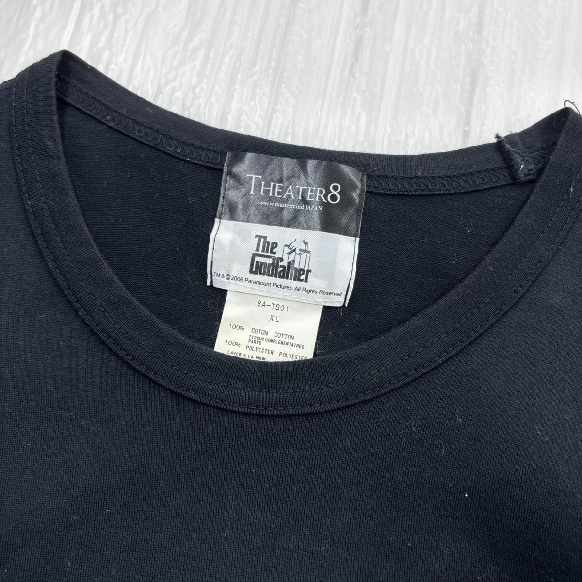 半袖Ｔシャツ THE ATER8 God father Tee BLK XL ブラック