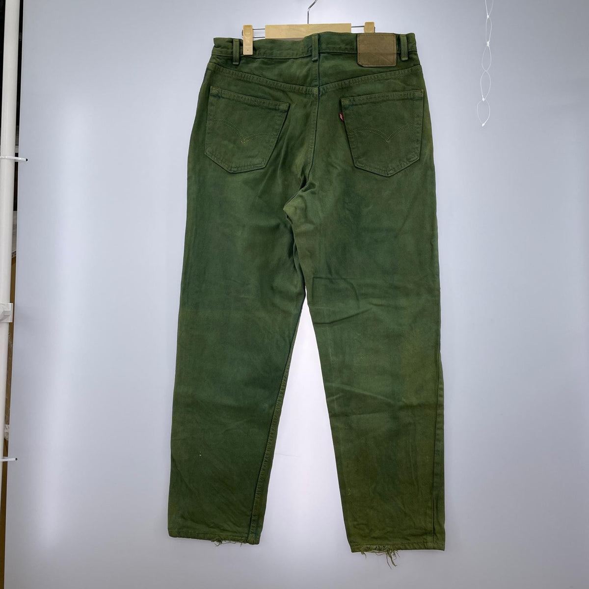 パンツ 550/RELAXED FIT/後染め/緑 グリーン