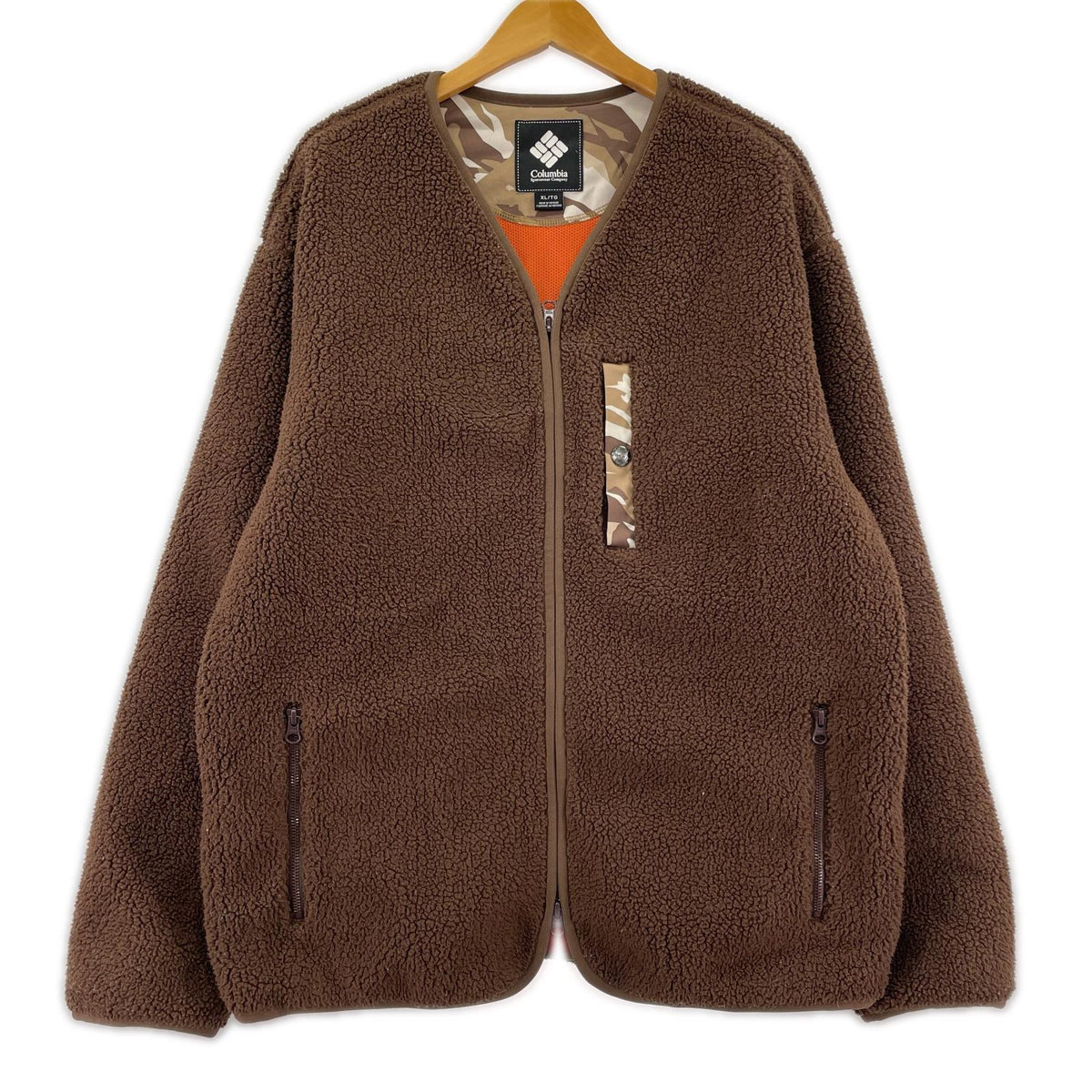 ジャケット 千鳥柄 茶（XL） ブラウン